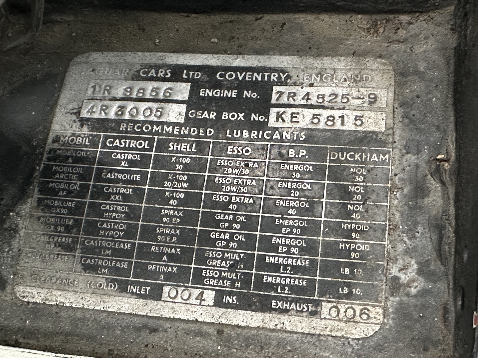 Image of 1969 Jaguar E-Type mechanics