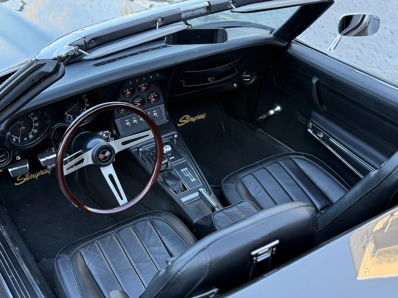 Innenraumfoto von 1971 Chevrolet Corvette Stingray Special 598 cui V8 795 hk (2)