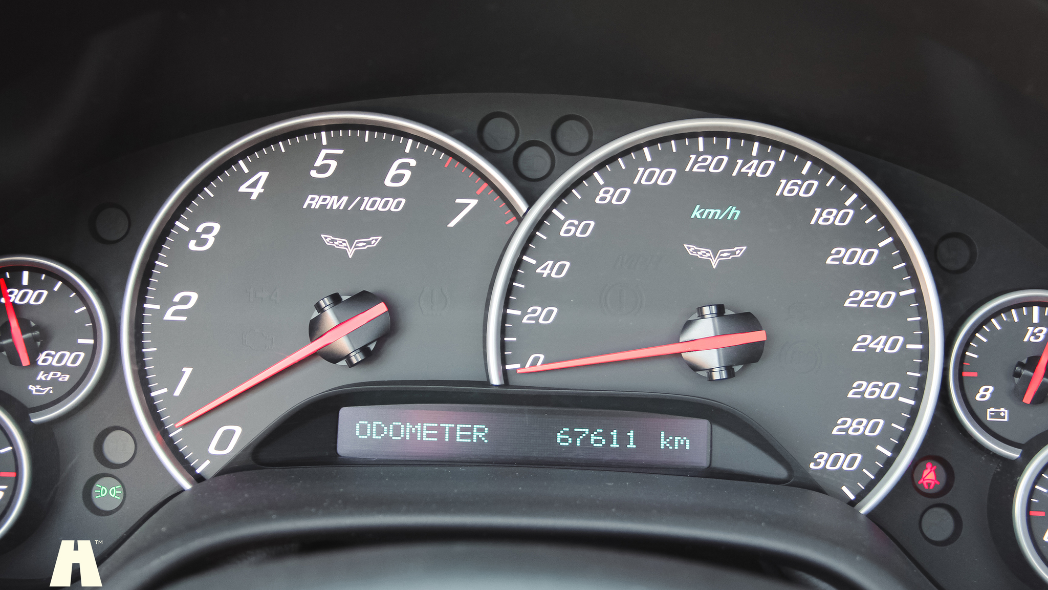 Interiörbild 2005 Corvette C6 Z51