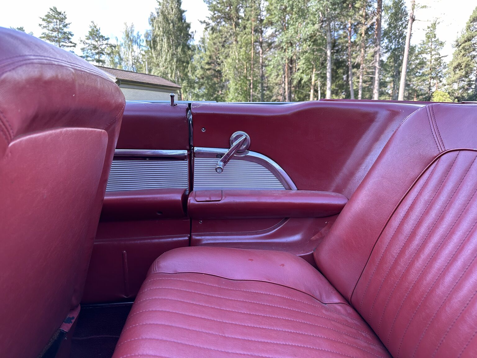 Interiörbild 1961 Ford Thunderbird Convertible