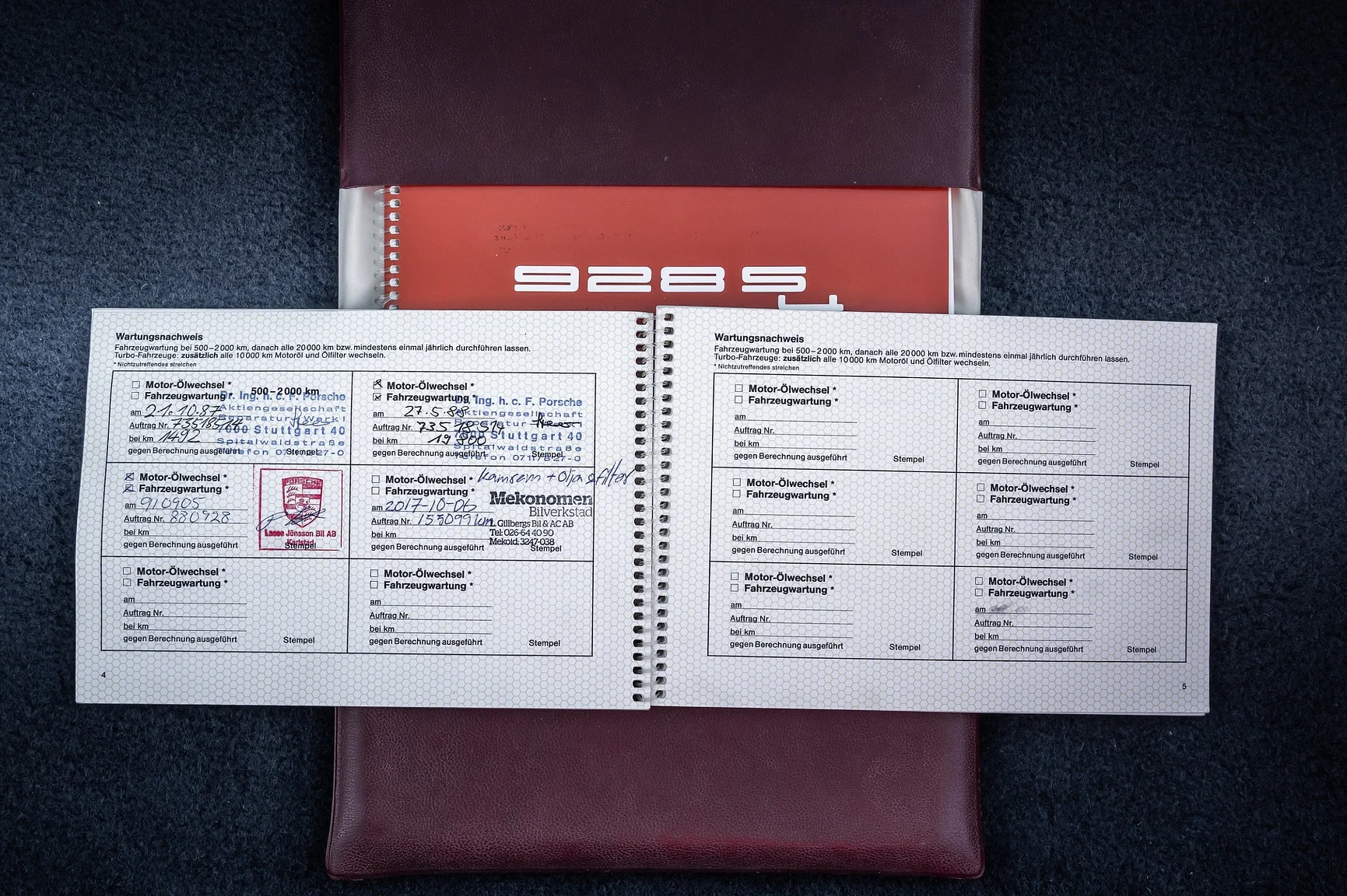 Dokumentation, 1988 Porsche 928 S4 (2)