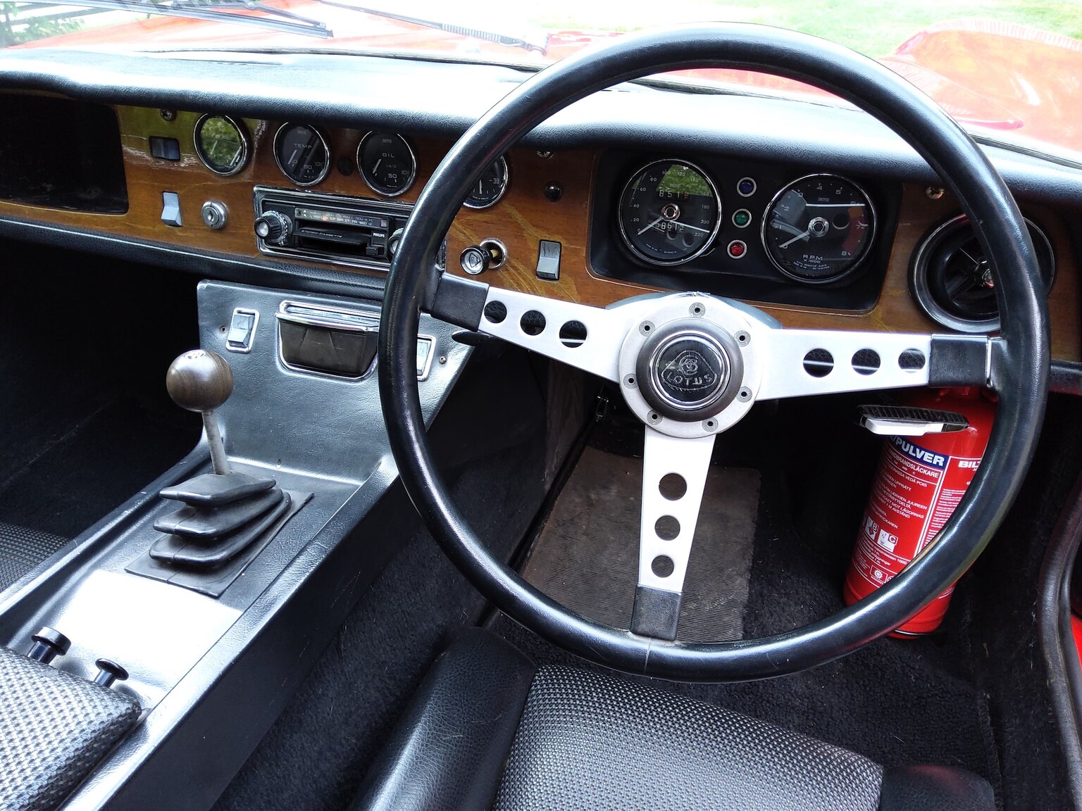 Interiörbild 1971 Lotus Europa S2 