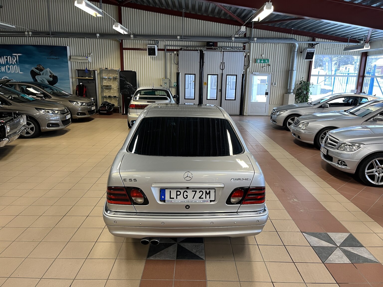 Exterior image of 1998 Mercedes-Benz E55 AMG