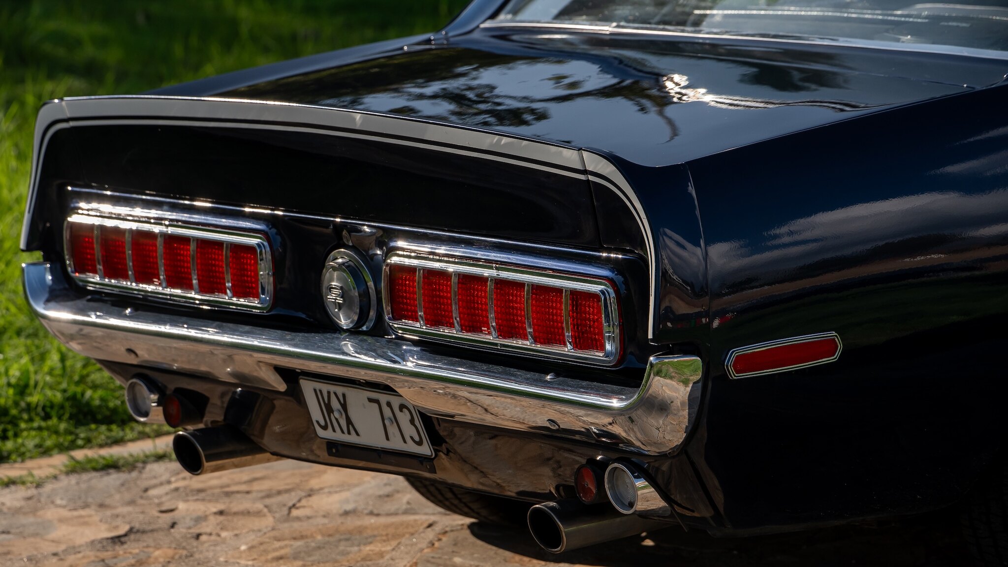 Exteriörbild på 1968 Ford Mustang GTA S-Code