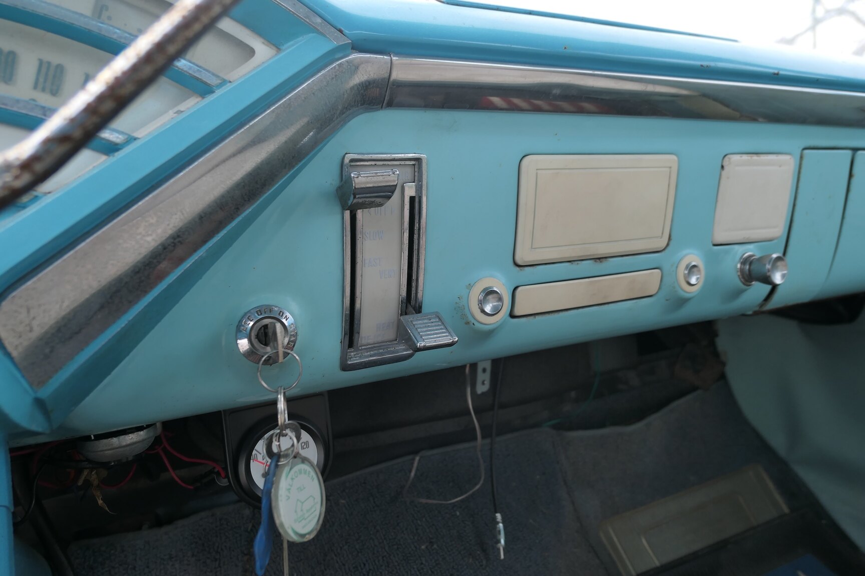 Interiörbild 1956 Mercury Custom 5.1 V8