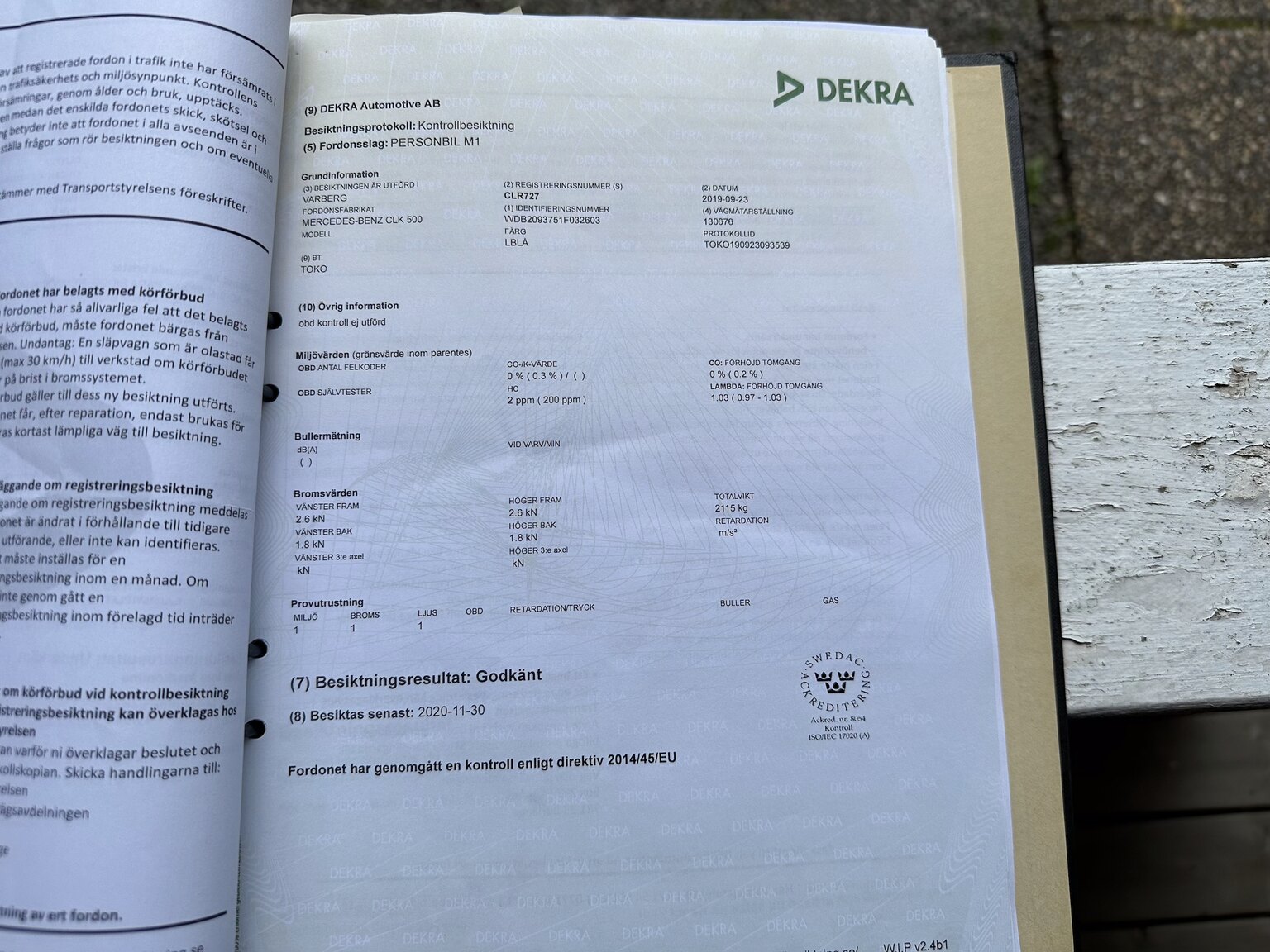 Dokumentation, 2003 Mercedes CLK 500 (6)