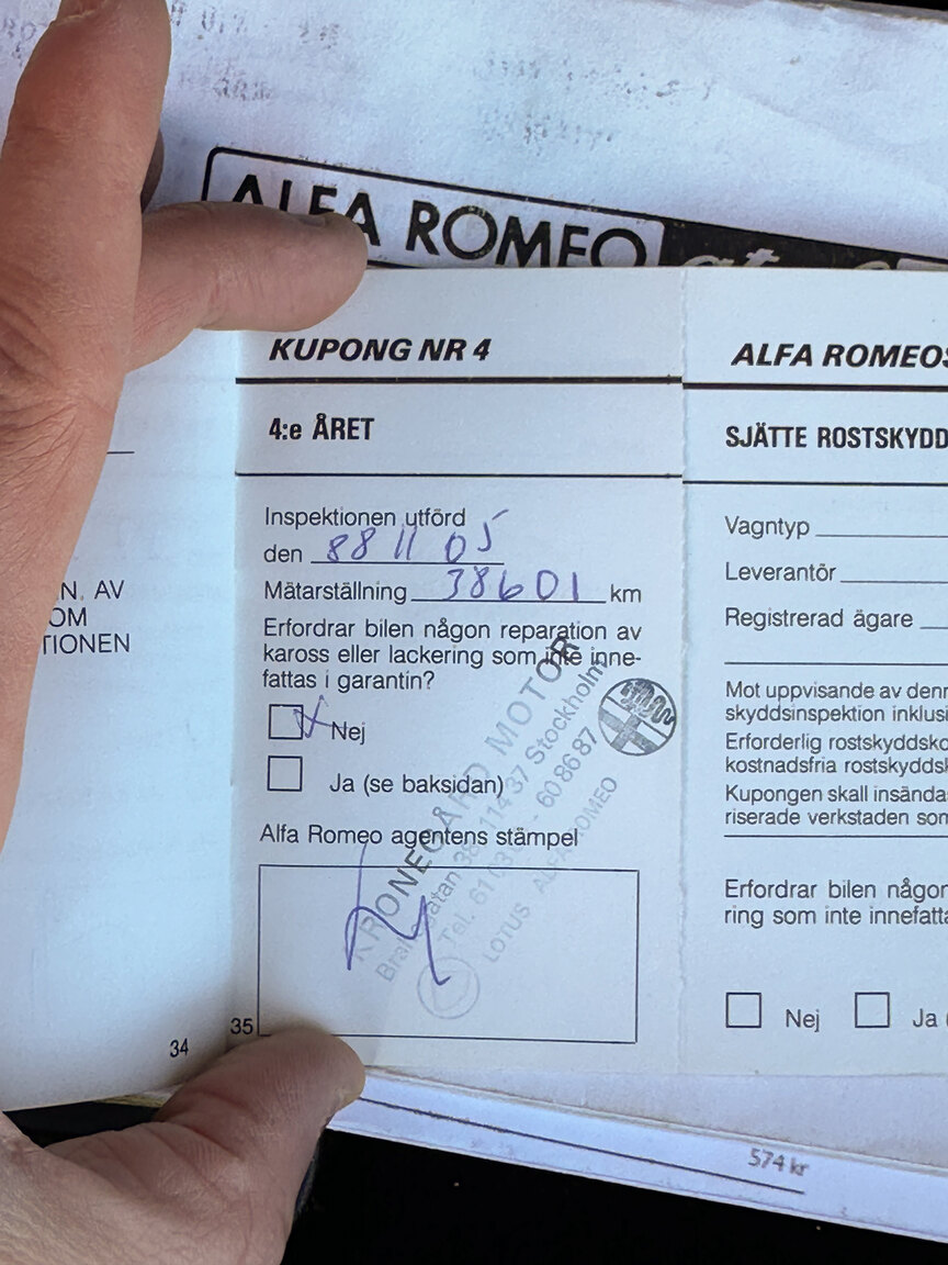 Dokumentation, 1985 Alfa Romeo GTV 6 2.5