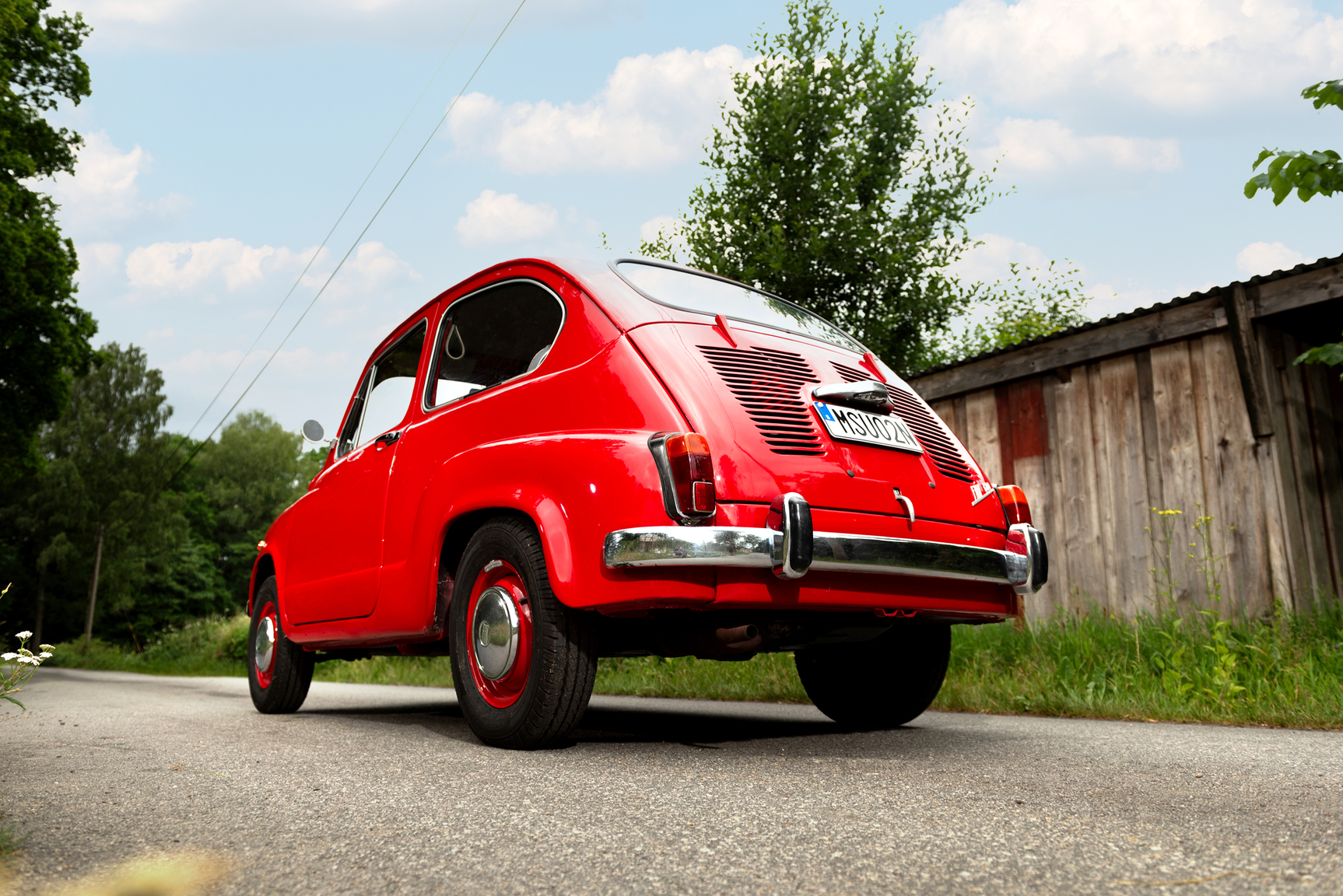 Exteriörbild på 1968 Fiat 600D