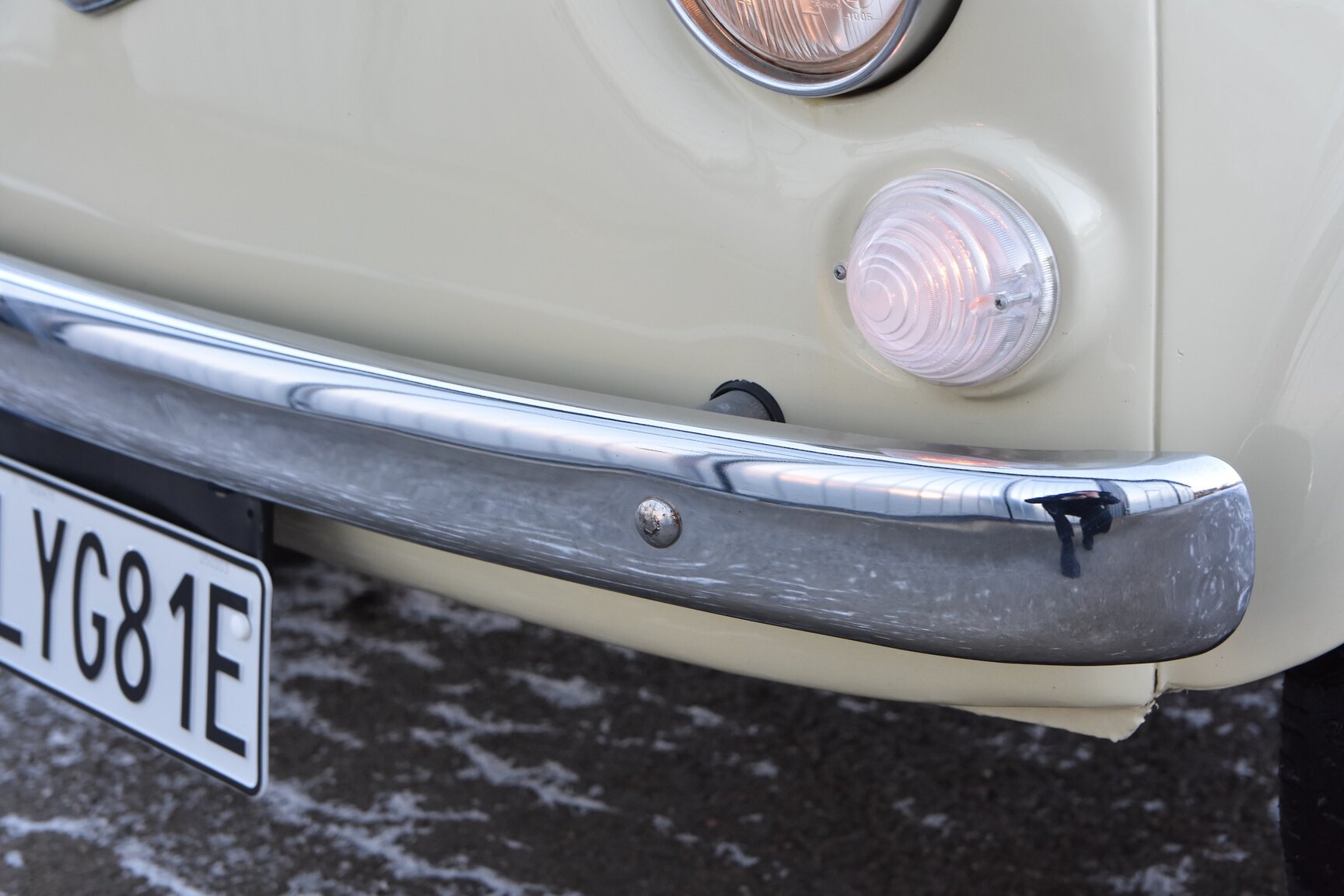 Exteriörbild på 1968 Fiat 500