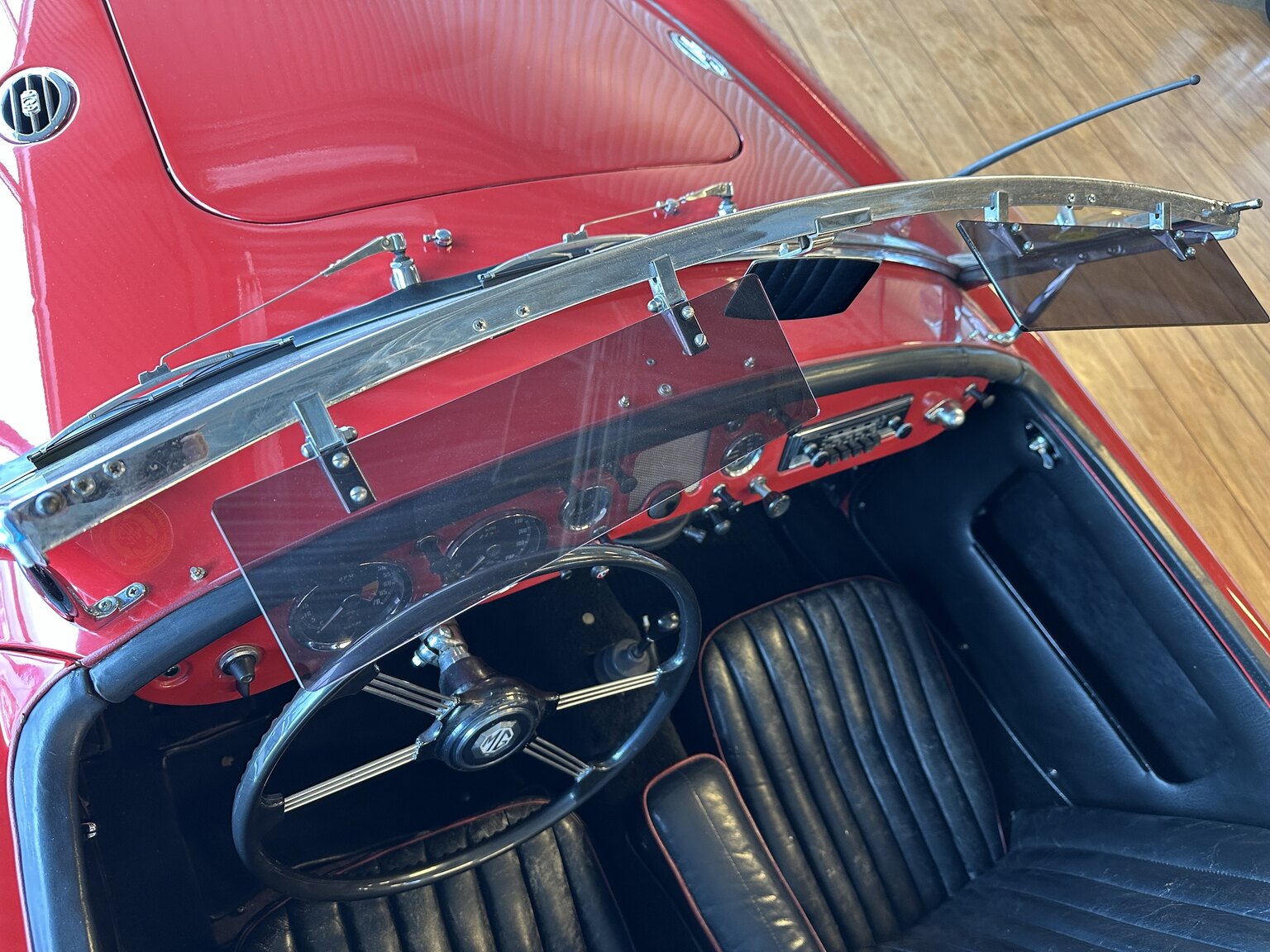 Interiörbild 1959 MG MGA Roadster