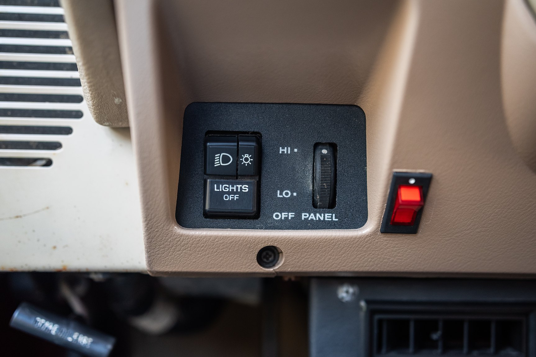 Interiörbild 1991 Jeep Wrangler 4.0 4WD
