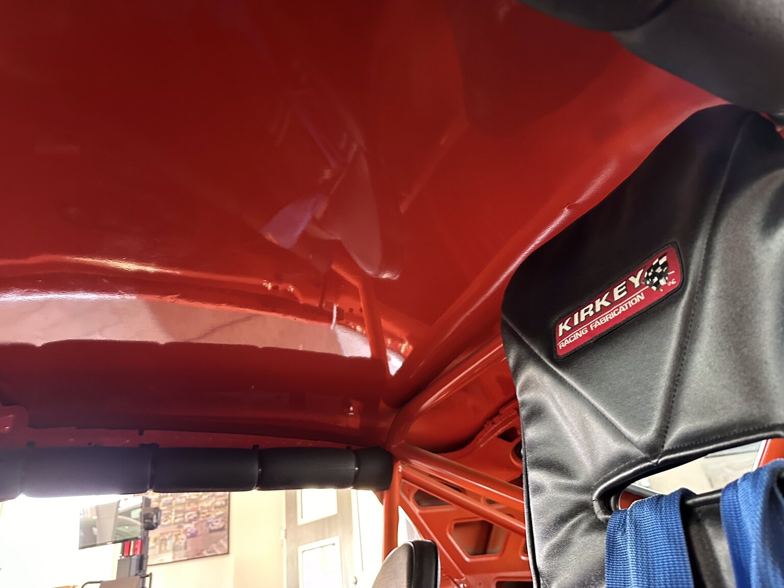 Interiörbild 1969 Ford Mustang Fastback Boss Race Car