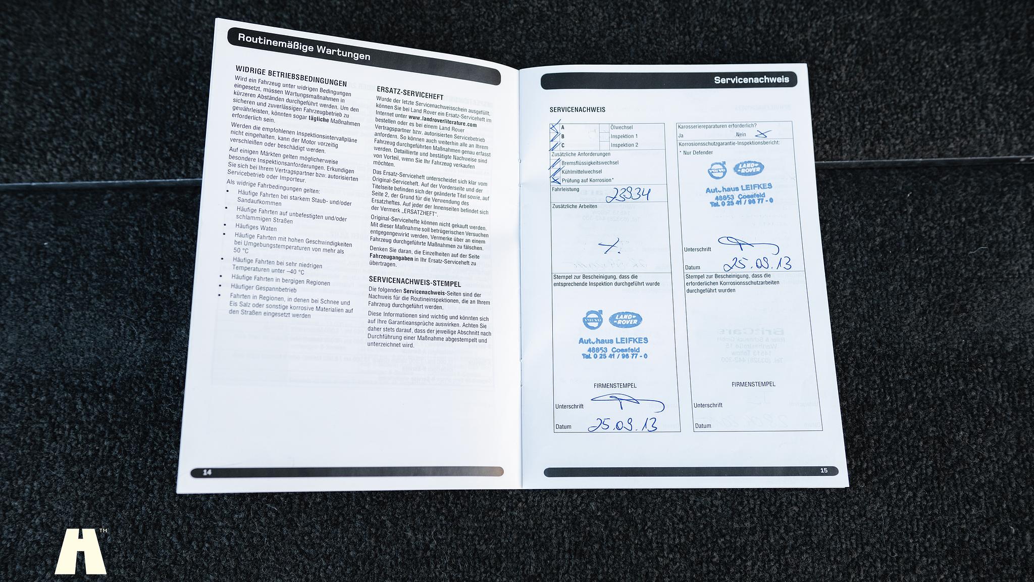 Documentation for 2012 Land Rover Range Rover Westminster TDV8 (L322)