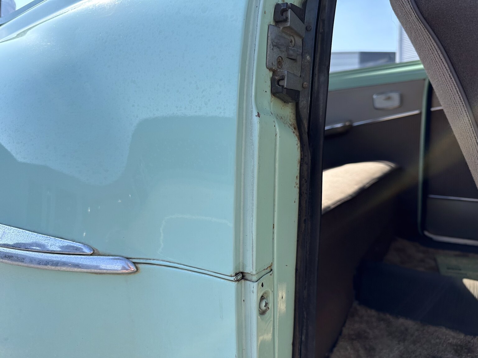 Interiörbild 1956 Opel Olympia Rekord