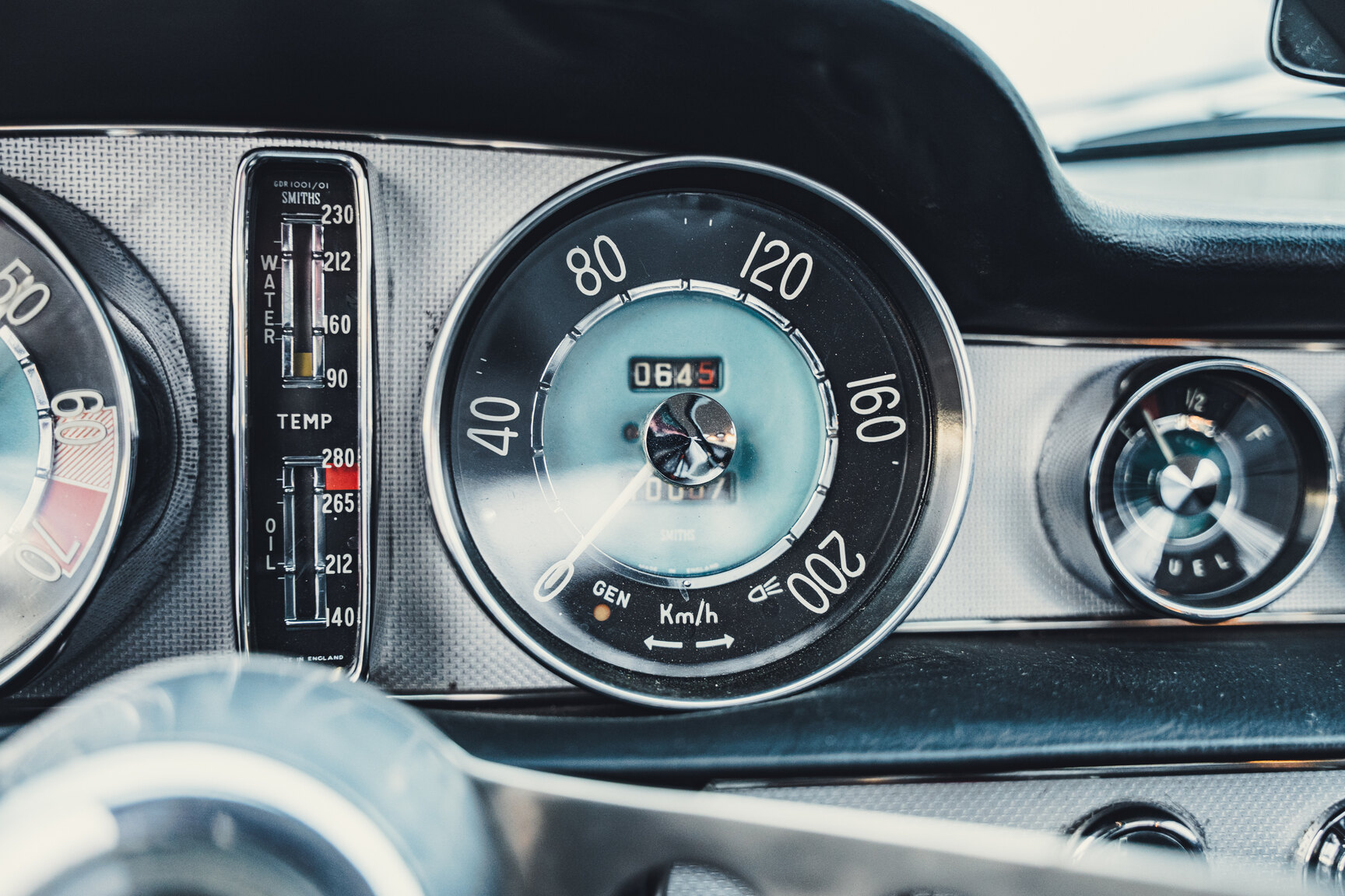 Interiörbild 1963 Volvo P1800 S