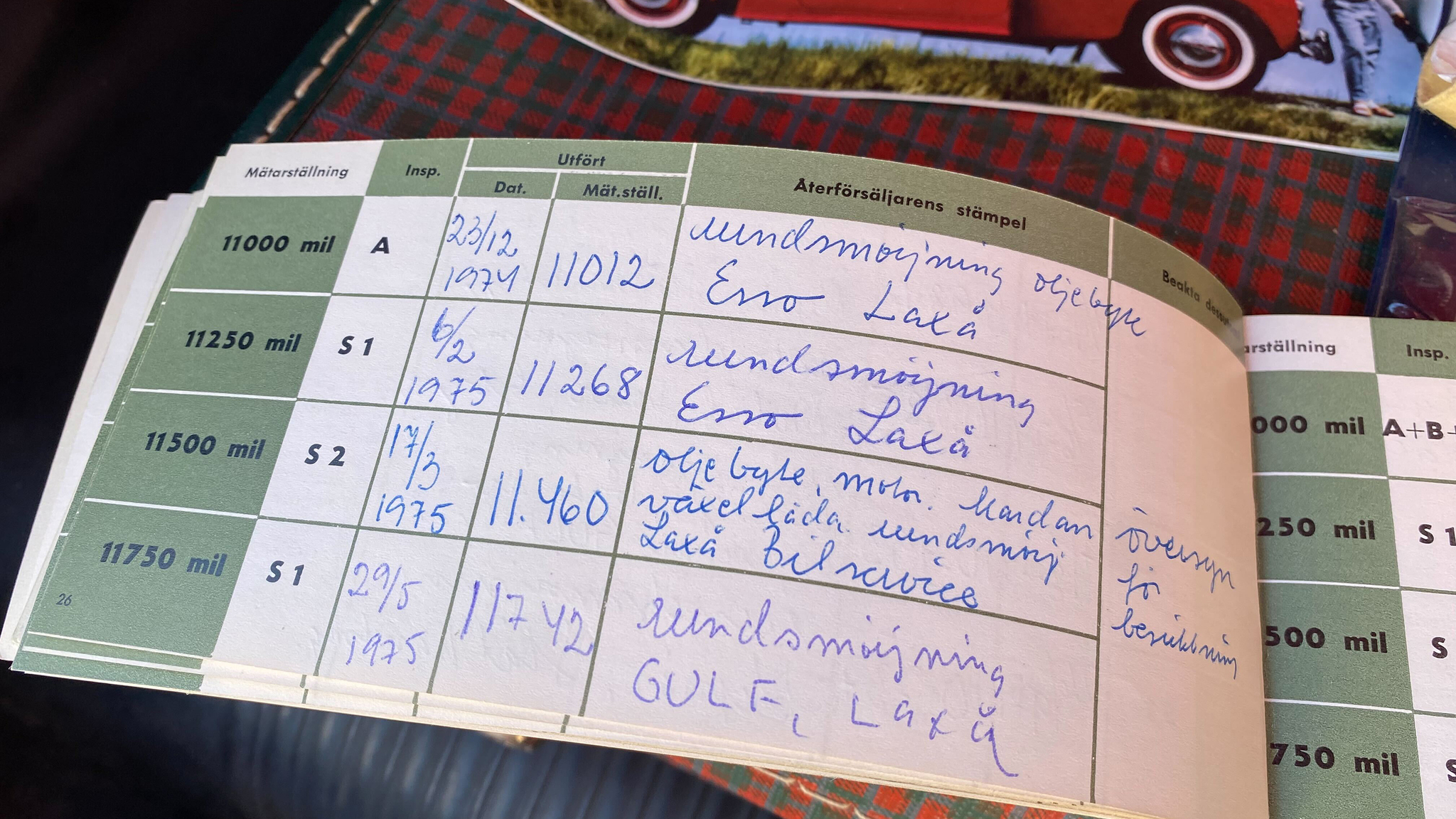 Documentation for 1965 Volvo PV 544 Sport (15)