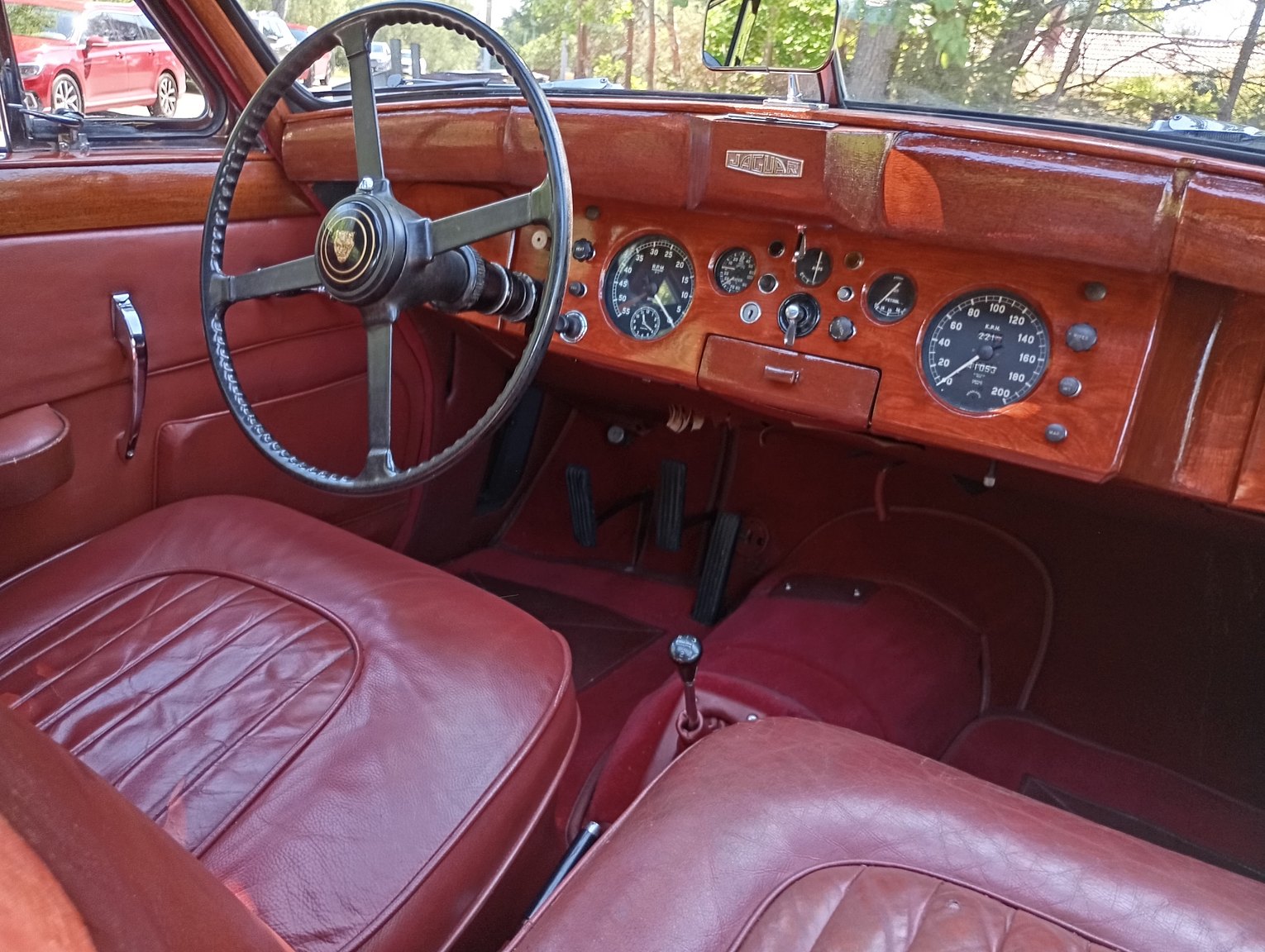 Interior image of 1954 Jaguar Mark VII
