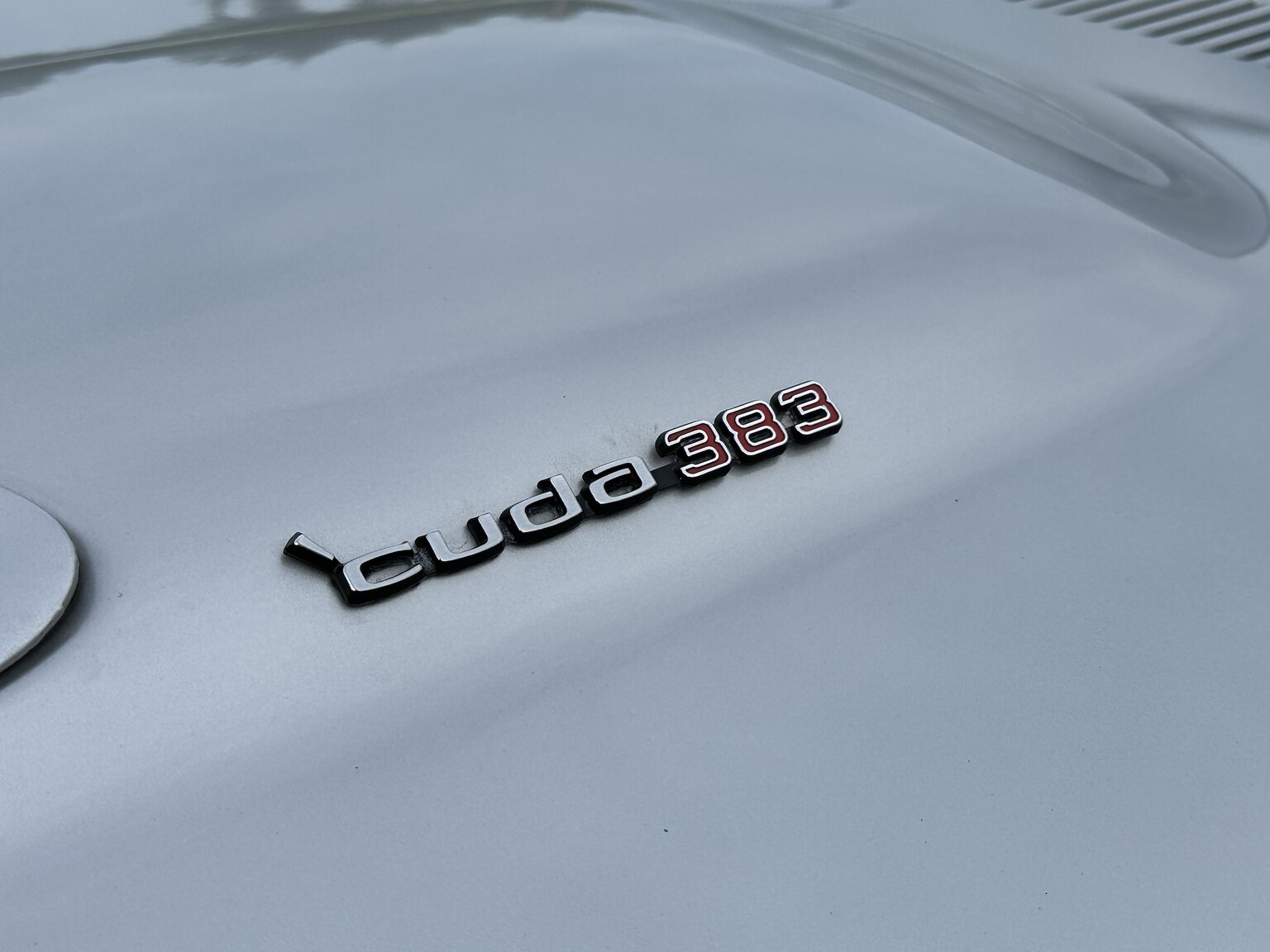 Exteriörbild på 1970 Plymouth Cuda 383