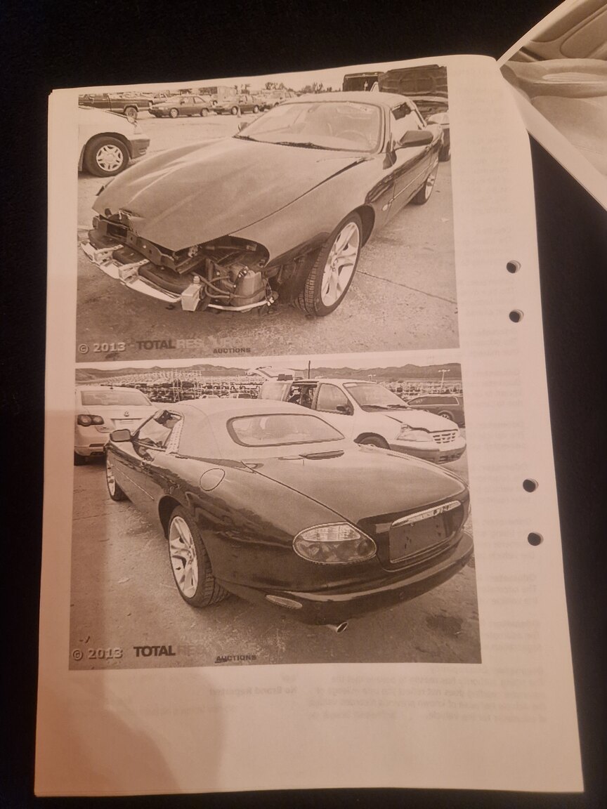 Documentation for 2003 Jaguar XK8 Cabriolet