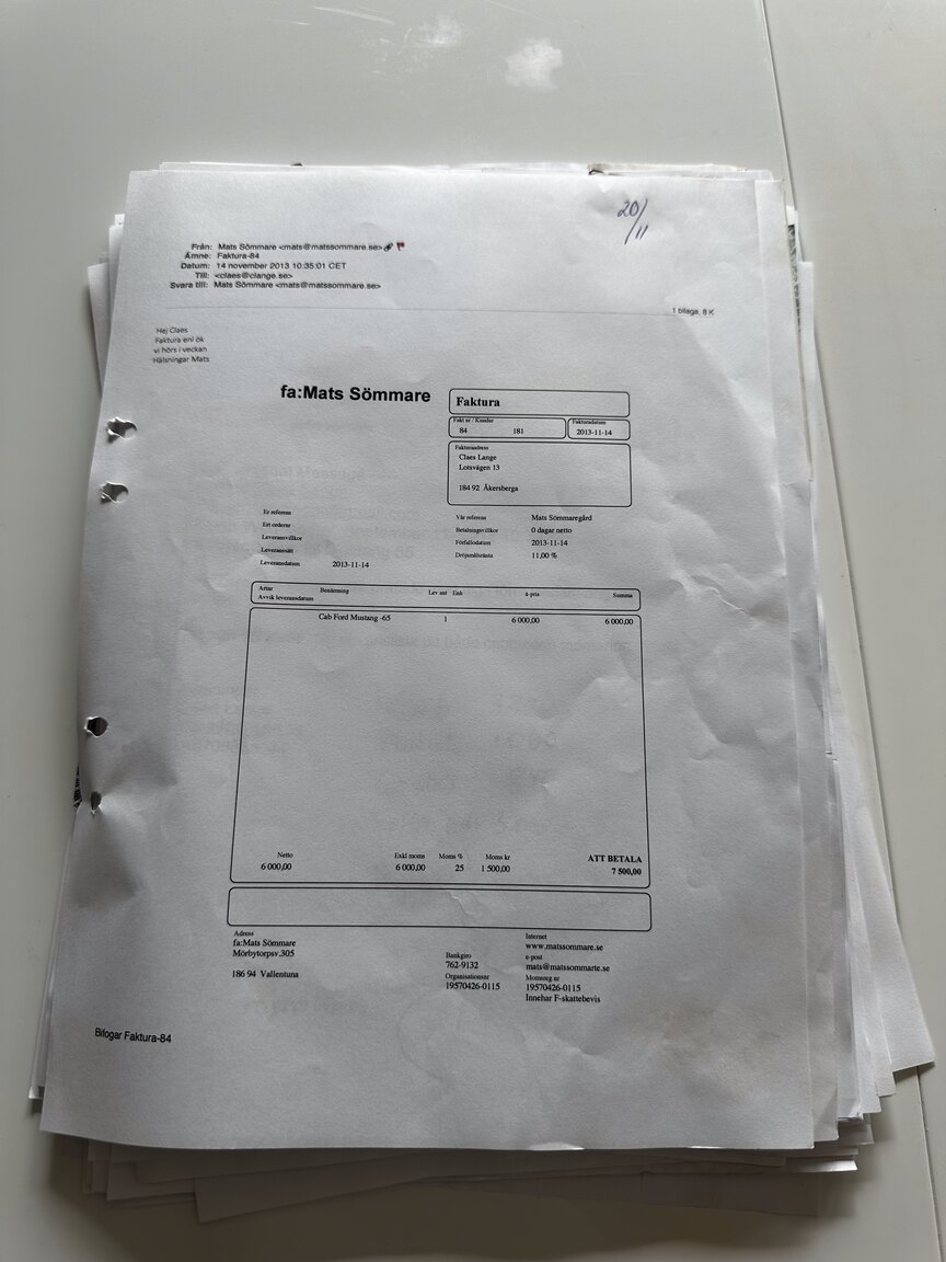 Dokumentation, 1965 Ford Mustang Cabriolet (36)