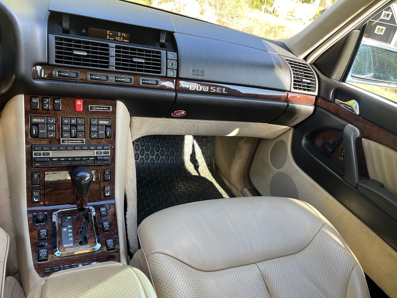 Interiörbild 1992 Mercedes-Benz 600 SEL