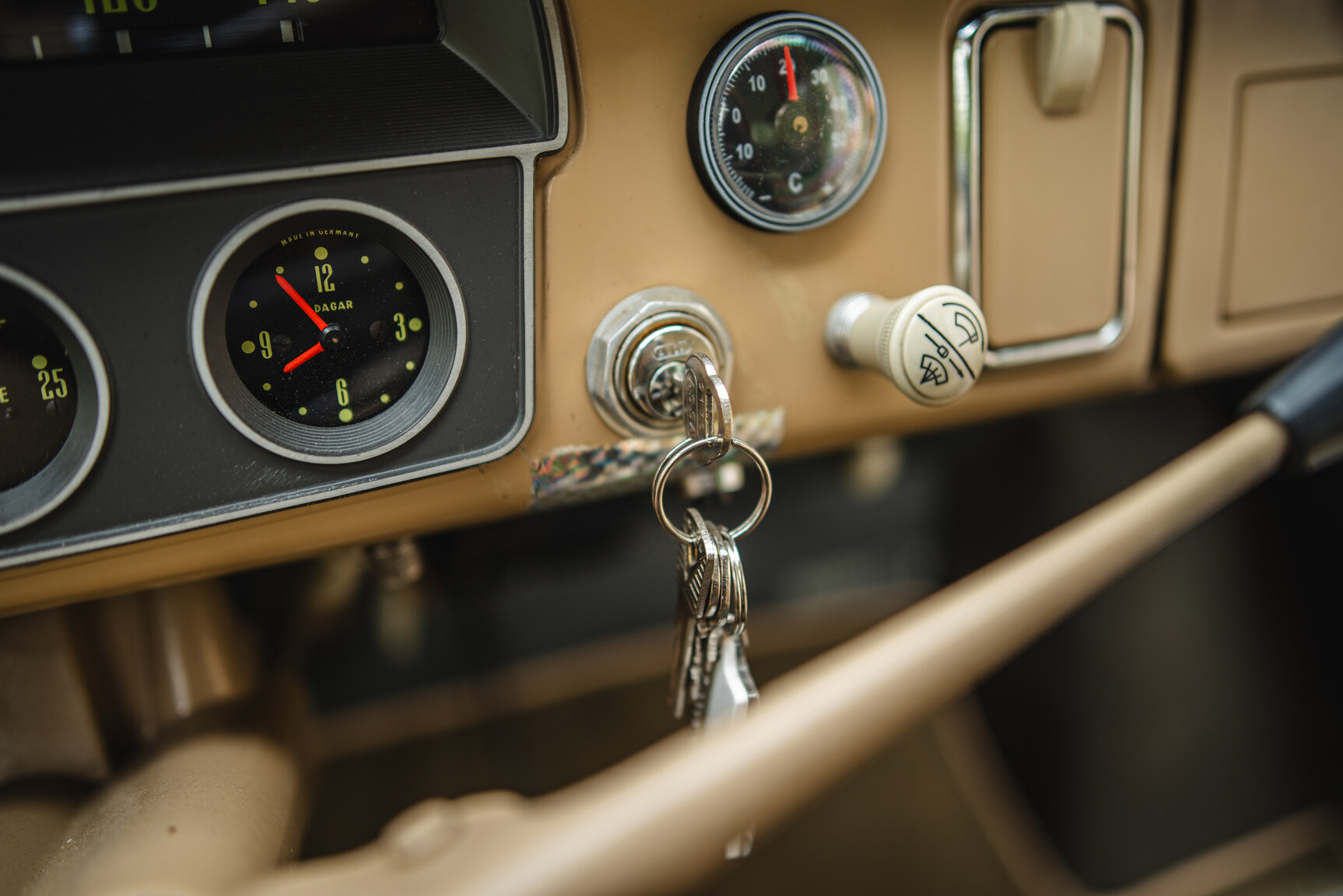 Interiörbild 1961 SAAB 96 De Luxe 