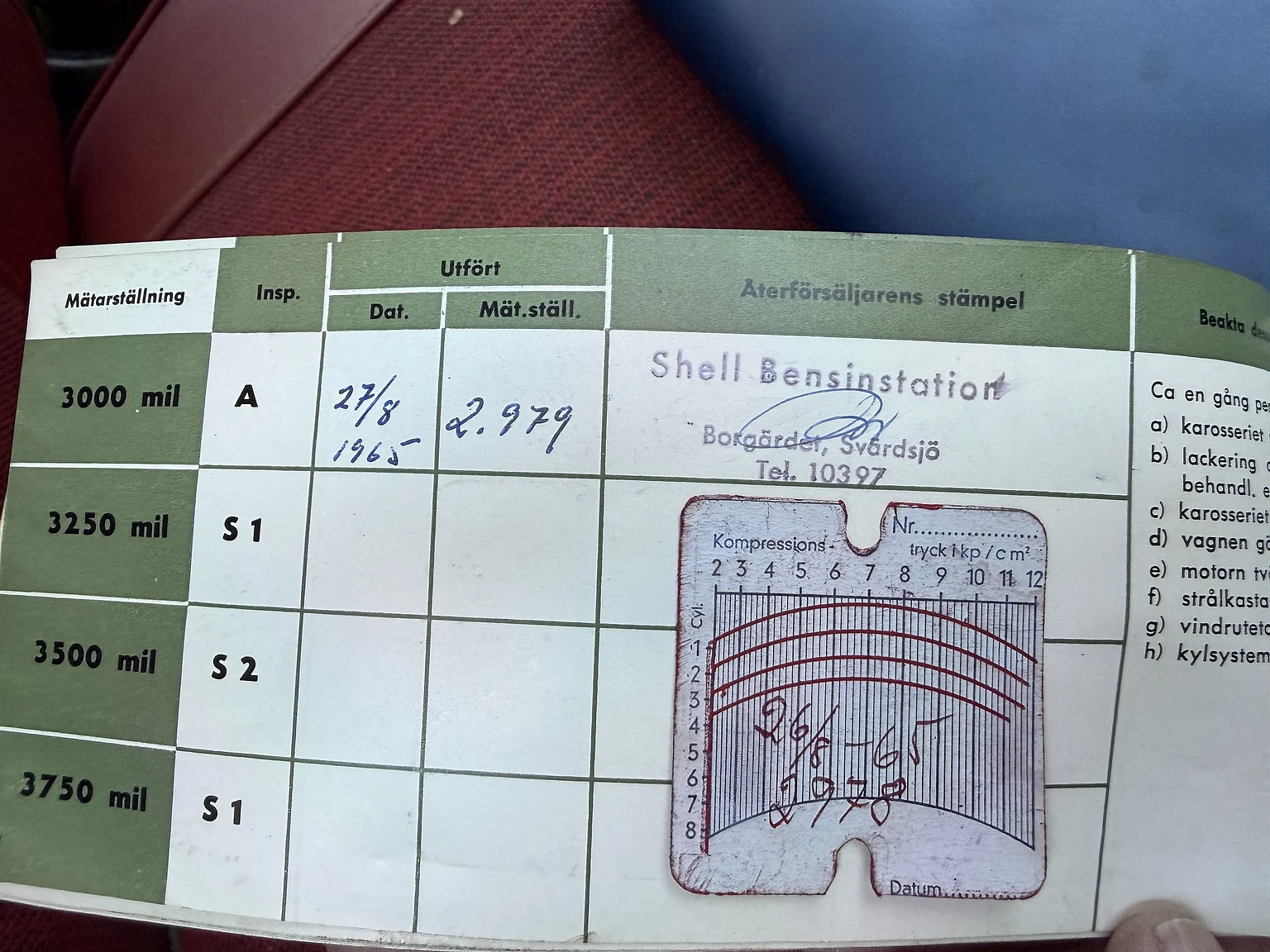 Dokumentation, 1964 Volvo Amazon (7)