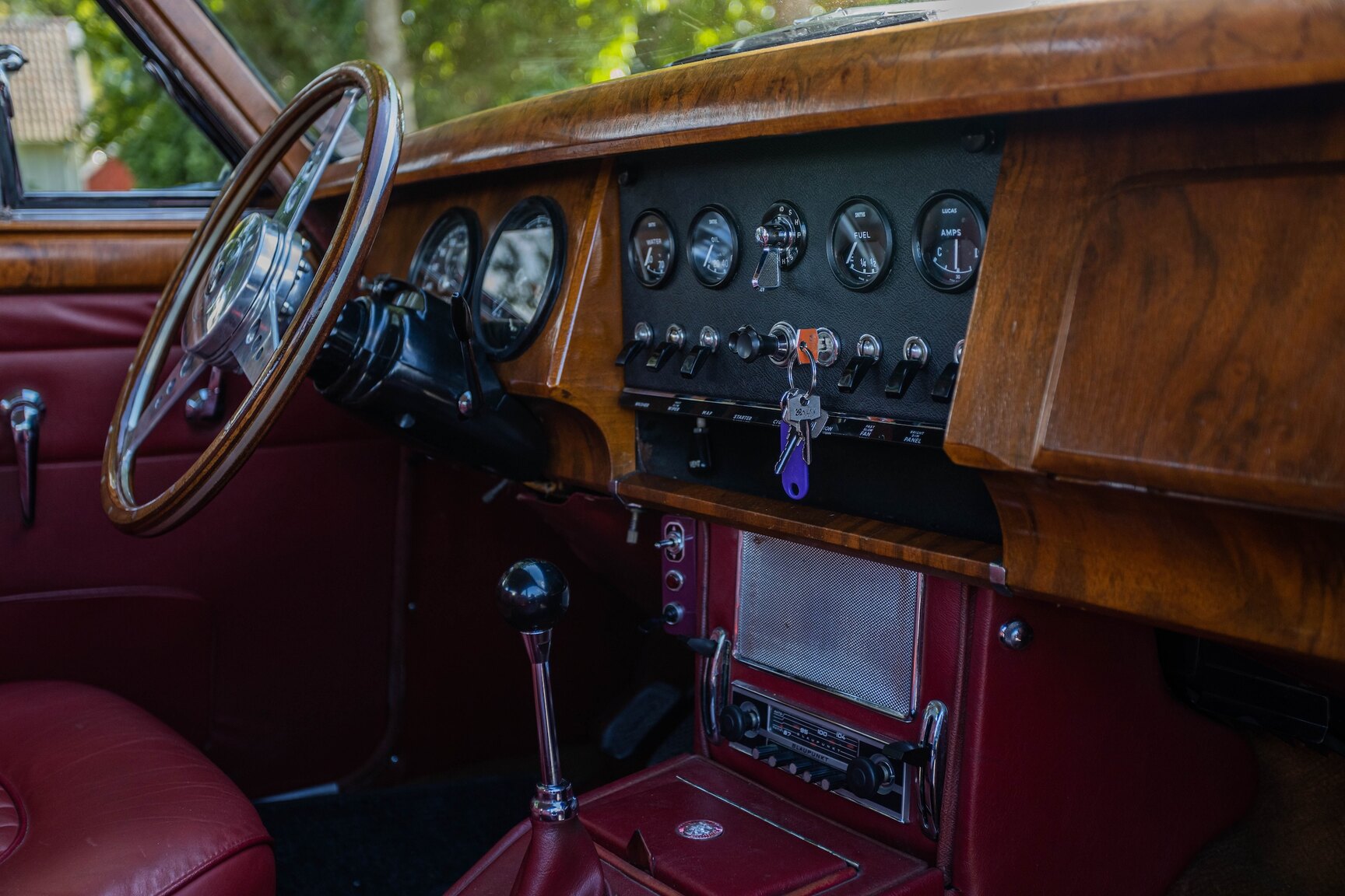 Innenraumfoto von 1968 Jaguar 340 XK Mark II