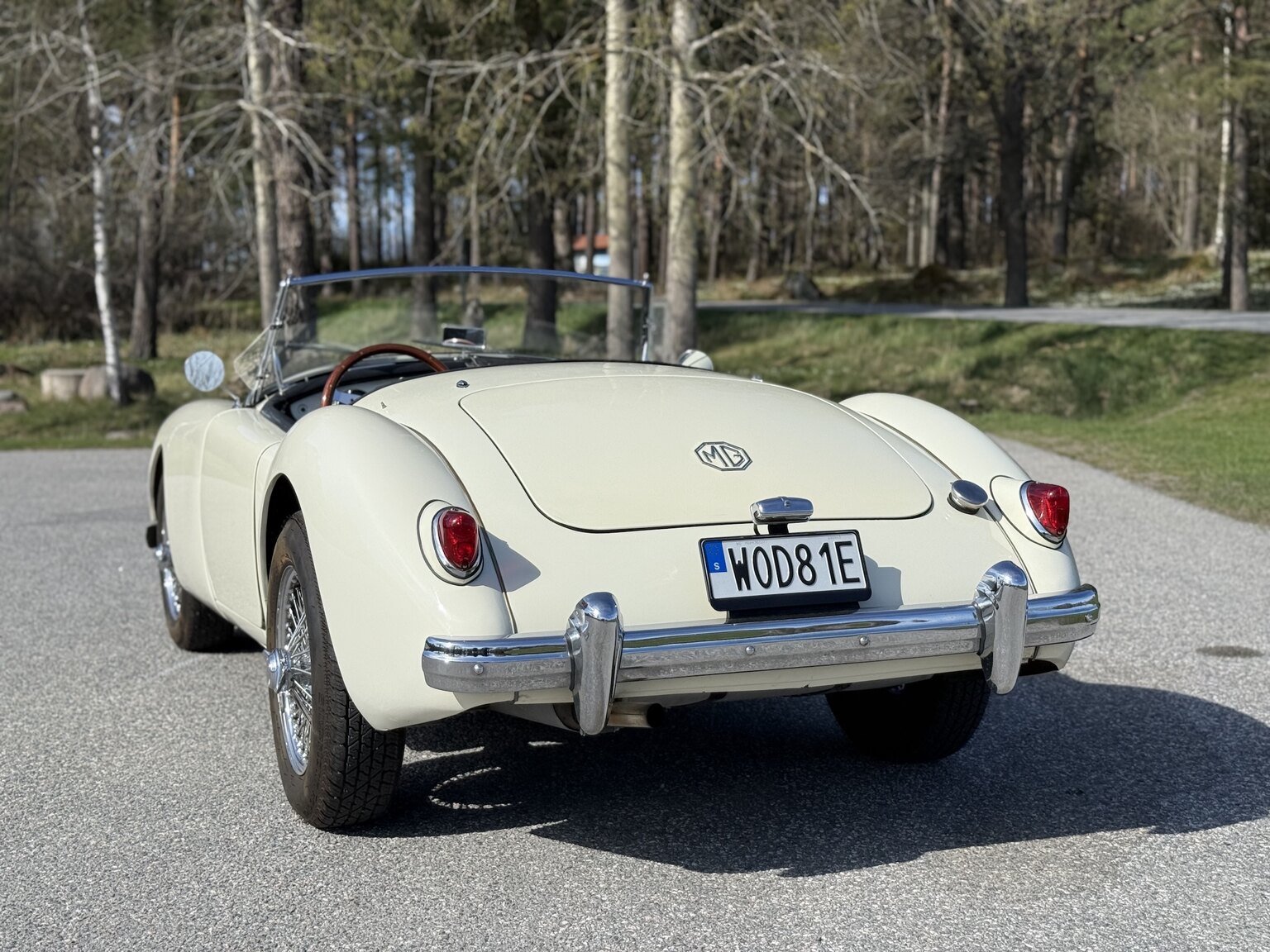 Exteriörbild på 1959 MG MGA 1500