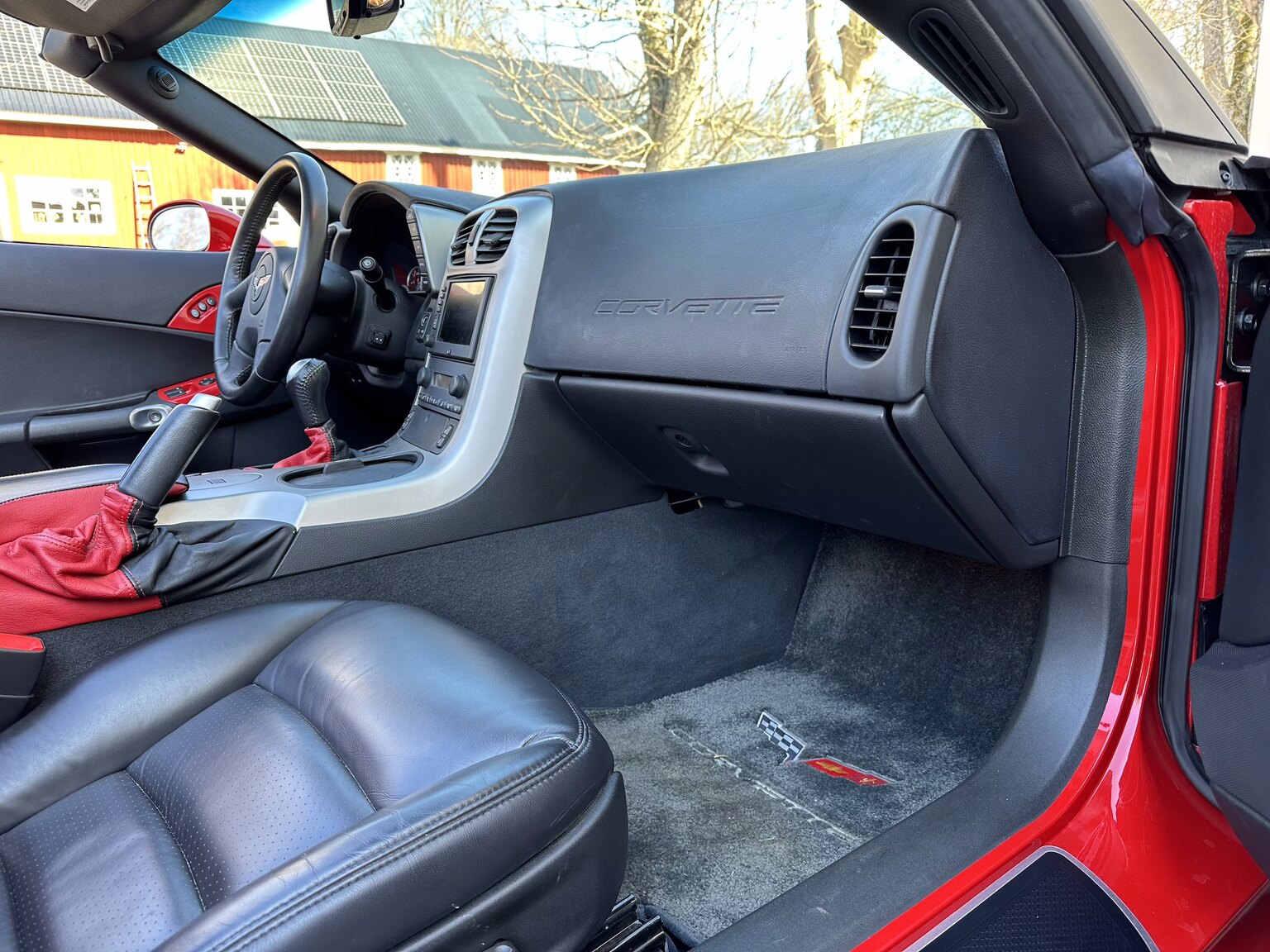 Interiörbild 2005 Corvette C6 Z51 Cabriolet