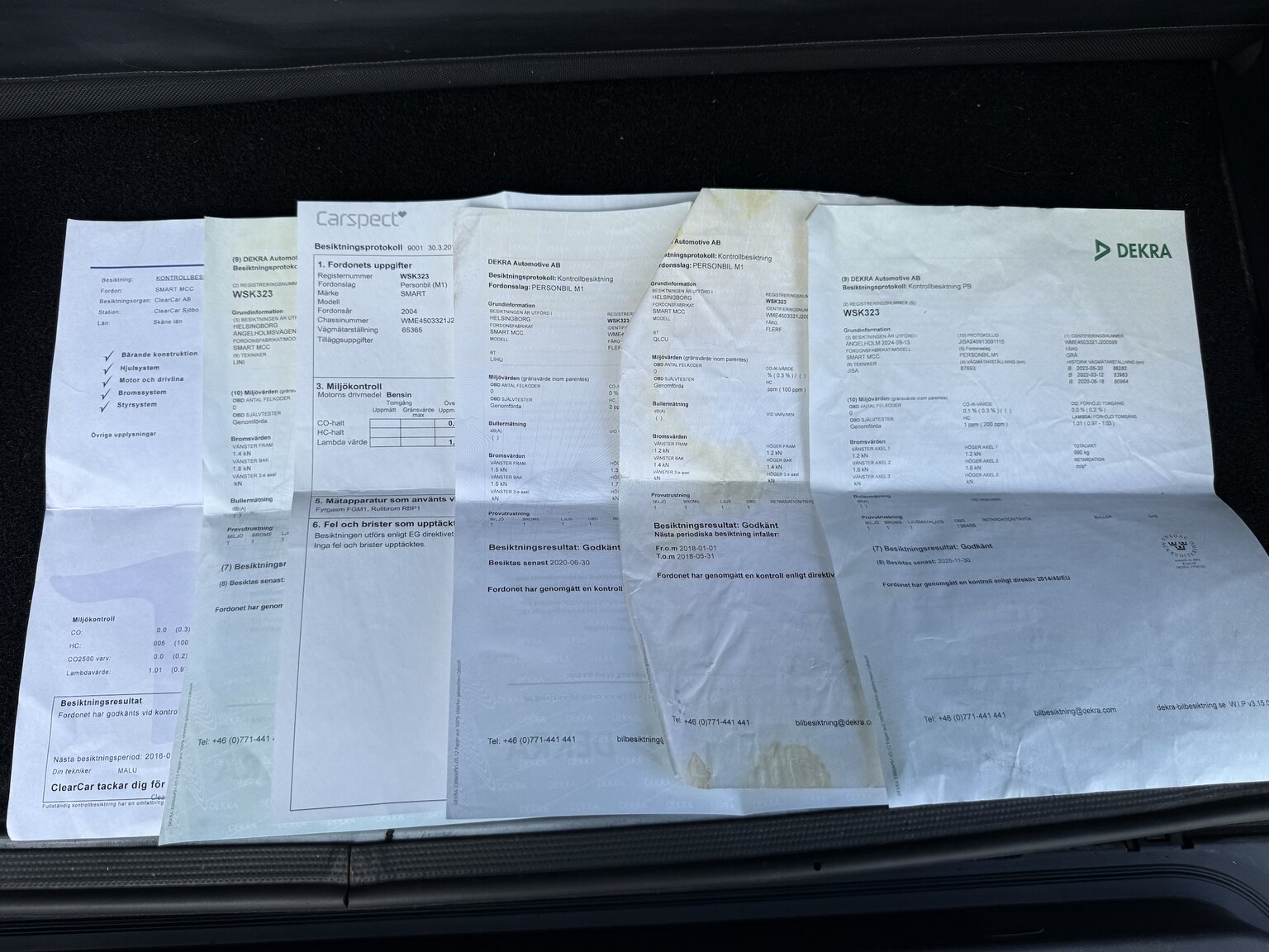 Dokumentation, 2005 Smart Fortwo 0.7
