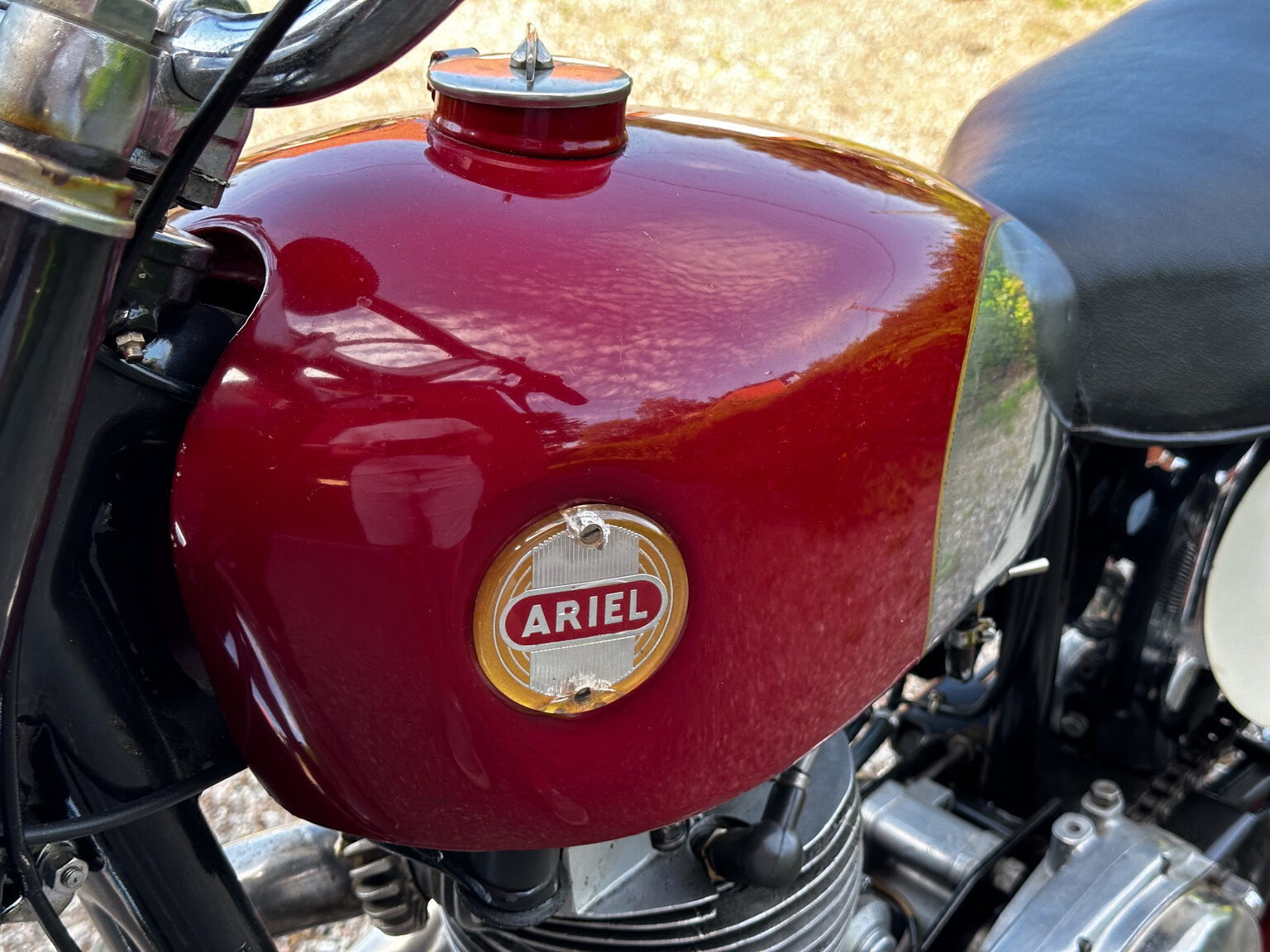 Exteriörbild på 1954 Ariel HS 500