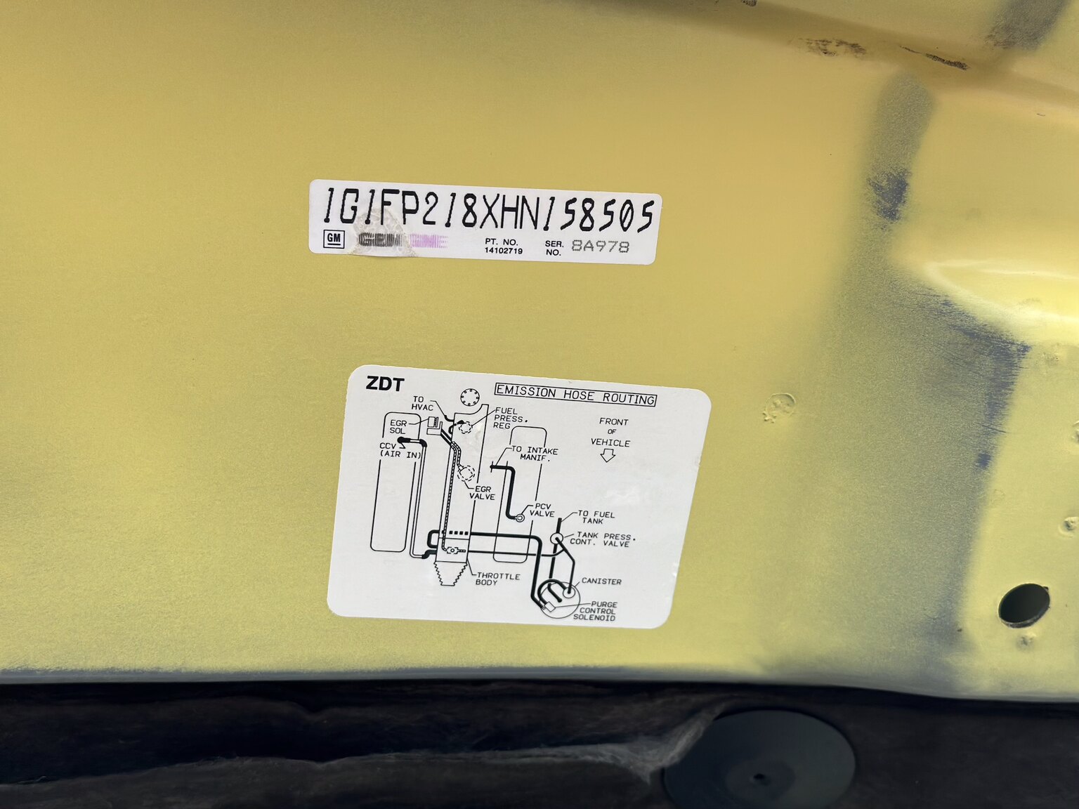 Image of 1987 Chevrolet Camaro Z28 mechanics