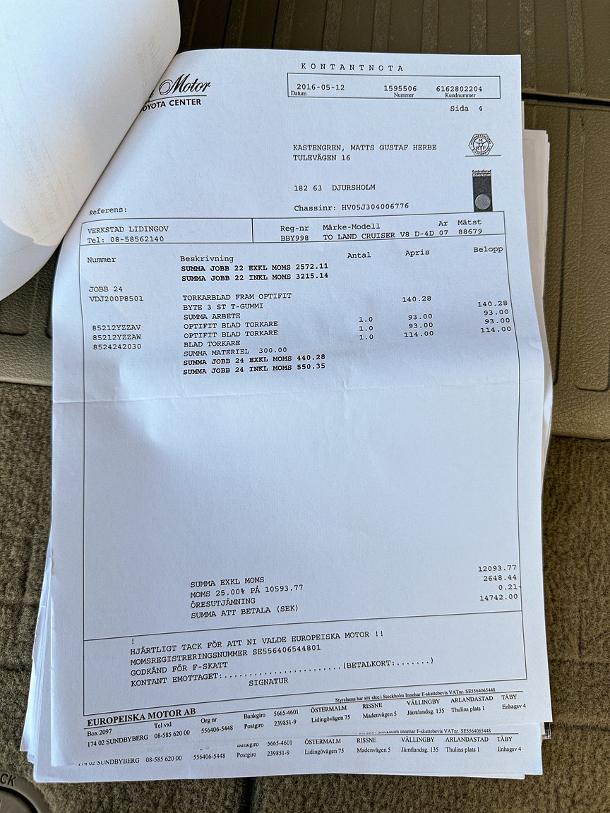 Documentation for 2008 Toyota Land Cruiser 4.5 4WD V8