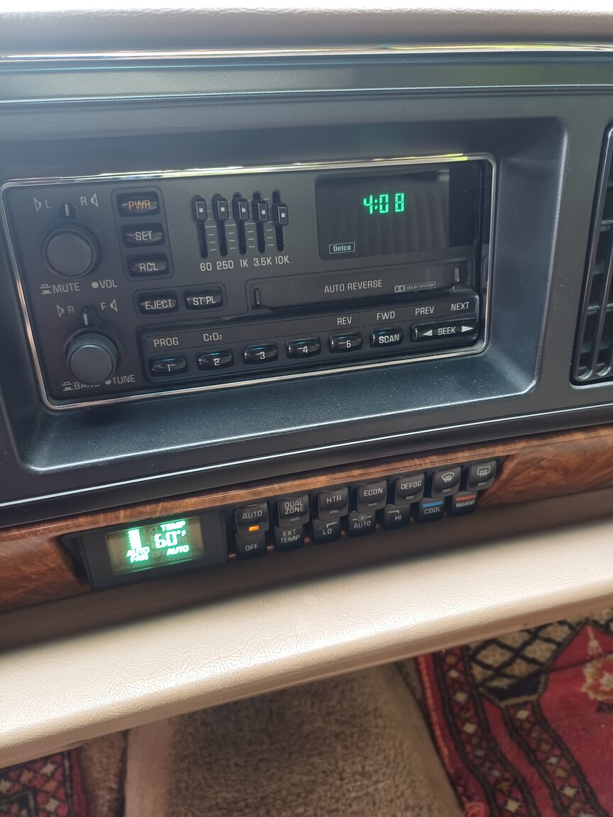 Interiörbild 1992 Buick Park Avenue