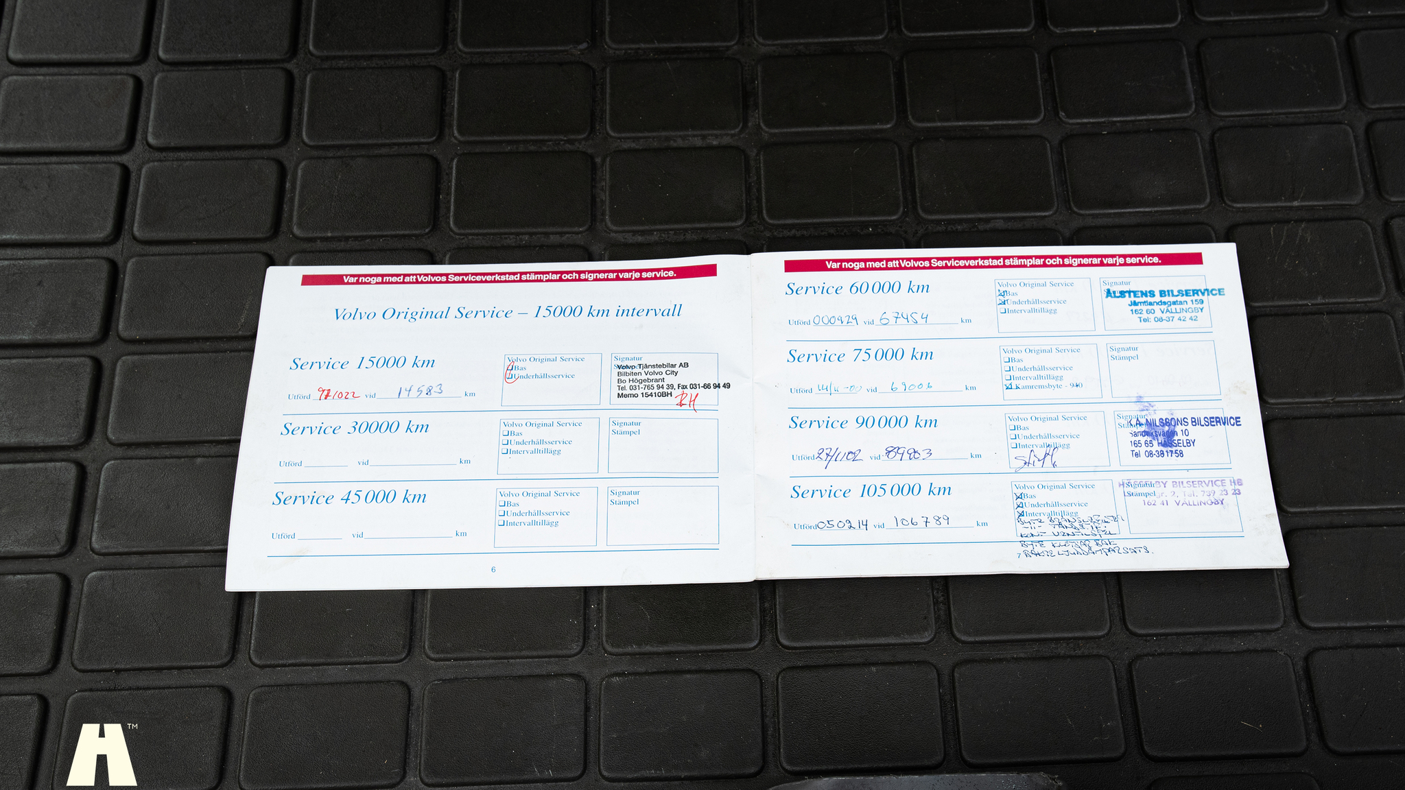 Documentation for 1997 Volvo 945 