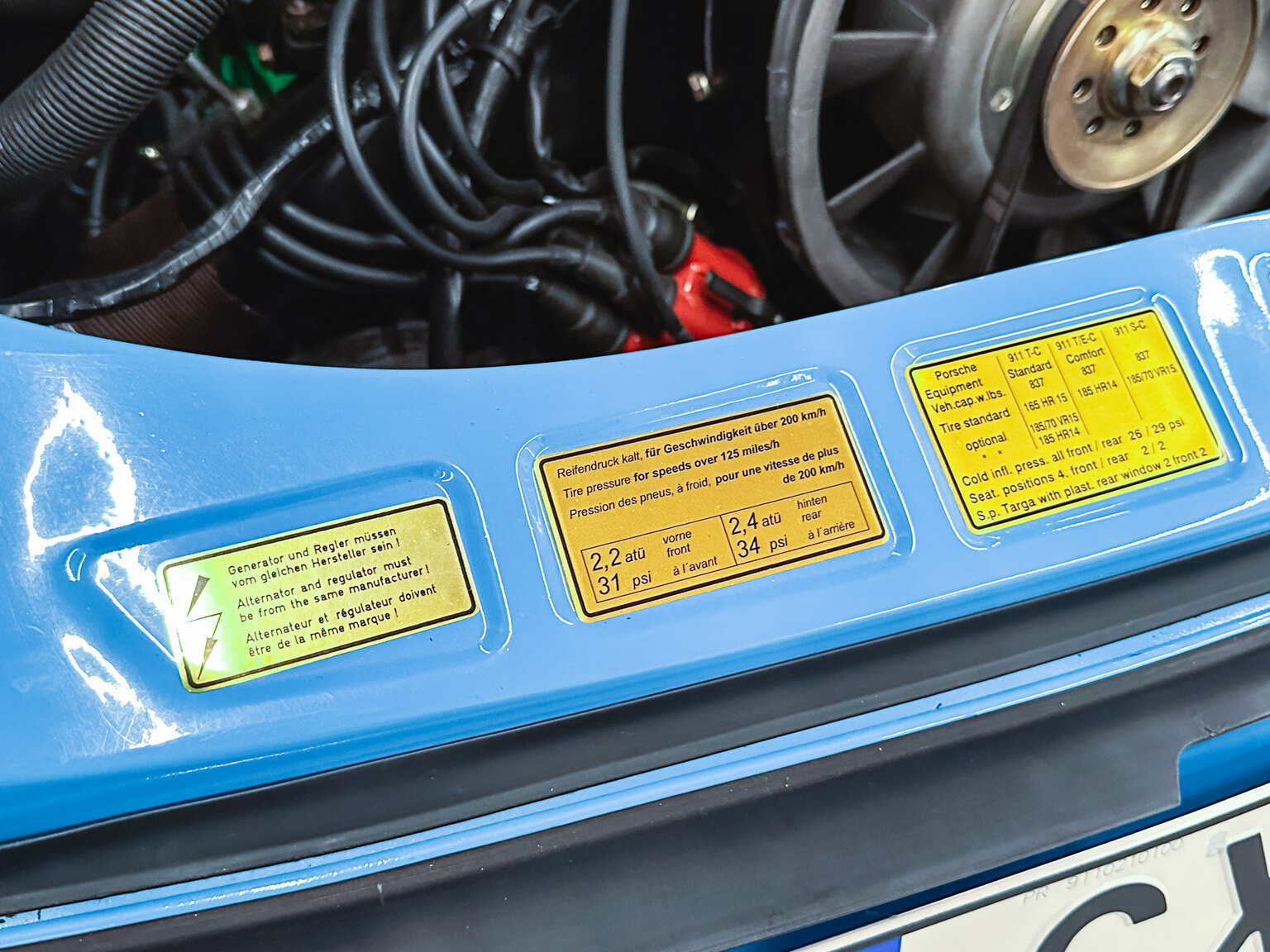 1970 Porsche 911 E Targa, Mekanik