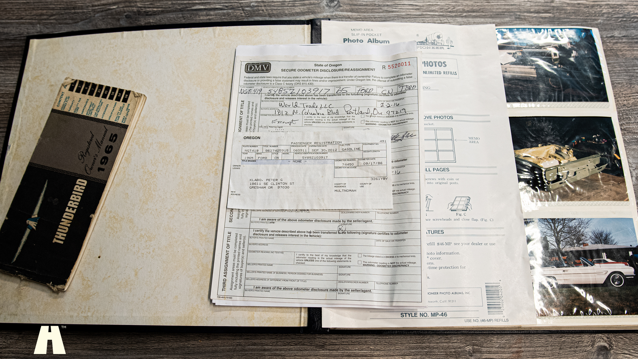 Dokumentation, 1965 Ford Thunderbird (6)
