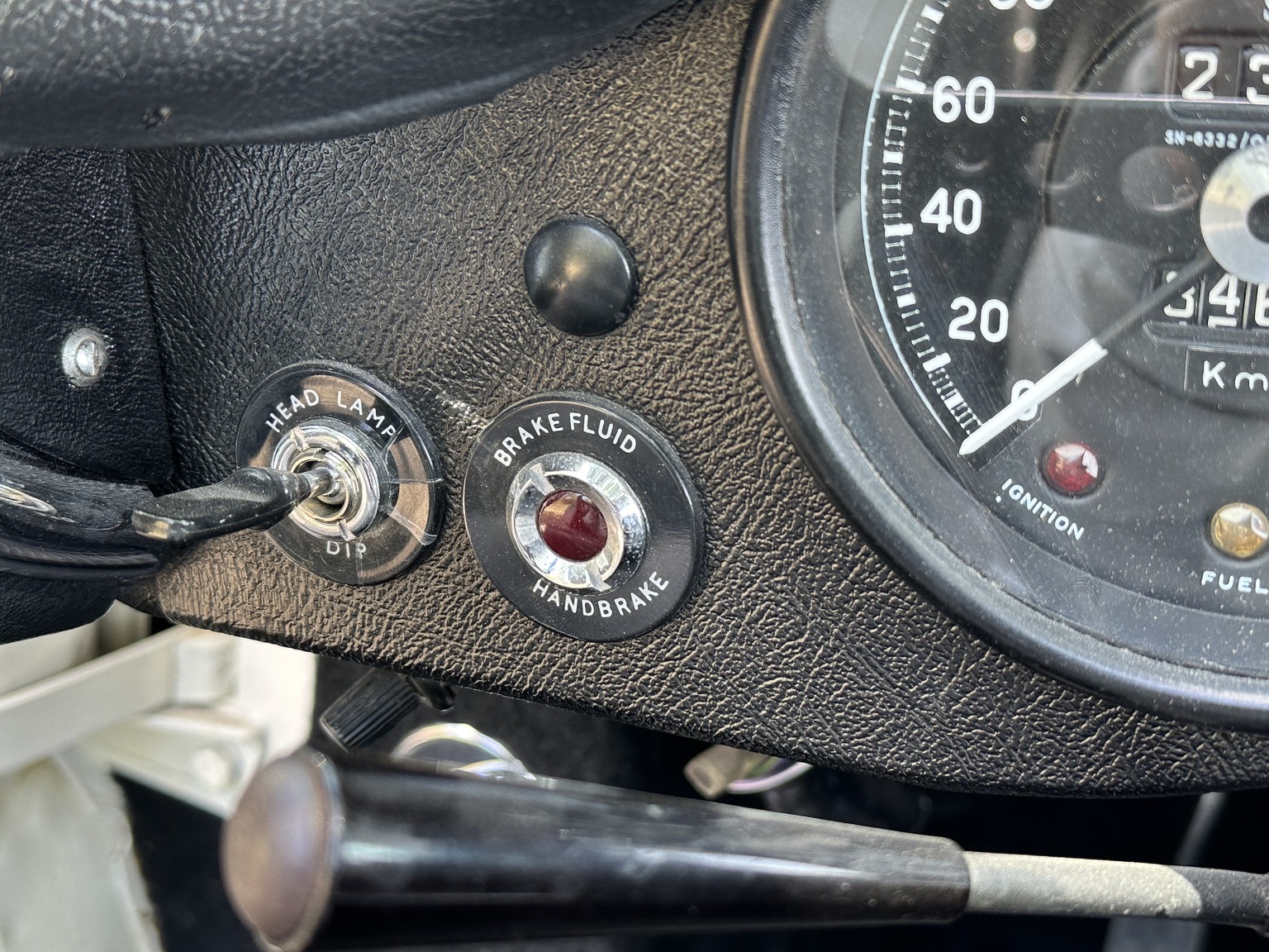 Interiörbild 1969 Jaguar E-Type