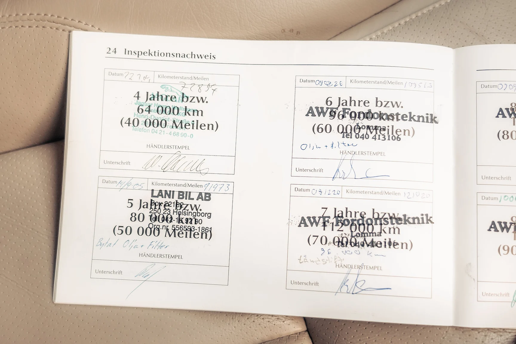 Dokumentation, 2001 Jaguar  Xj 4,0 Sovereign (6)