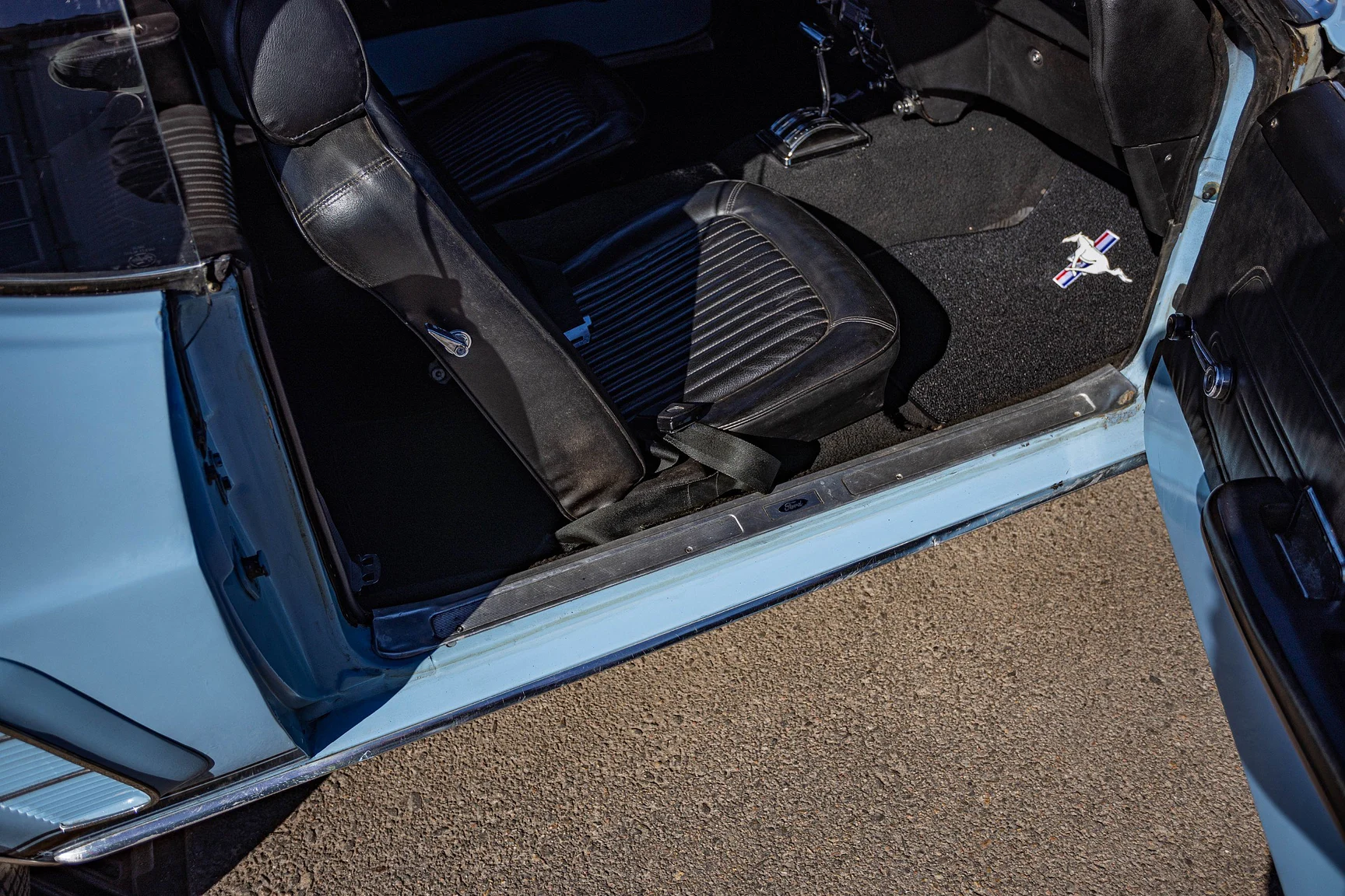 Innenraumfoto von 1969 Ford Mustang GT Cabriolet "M-code" (15)