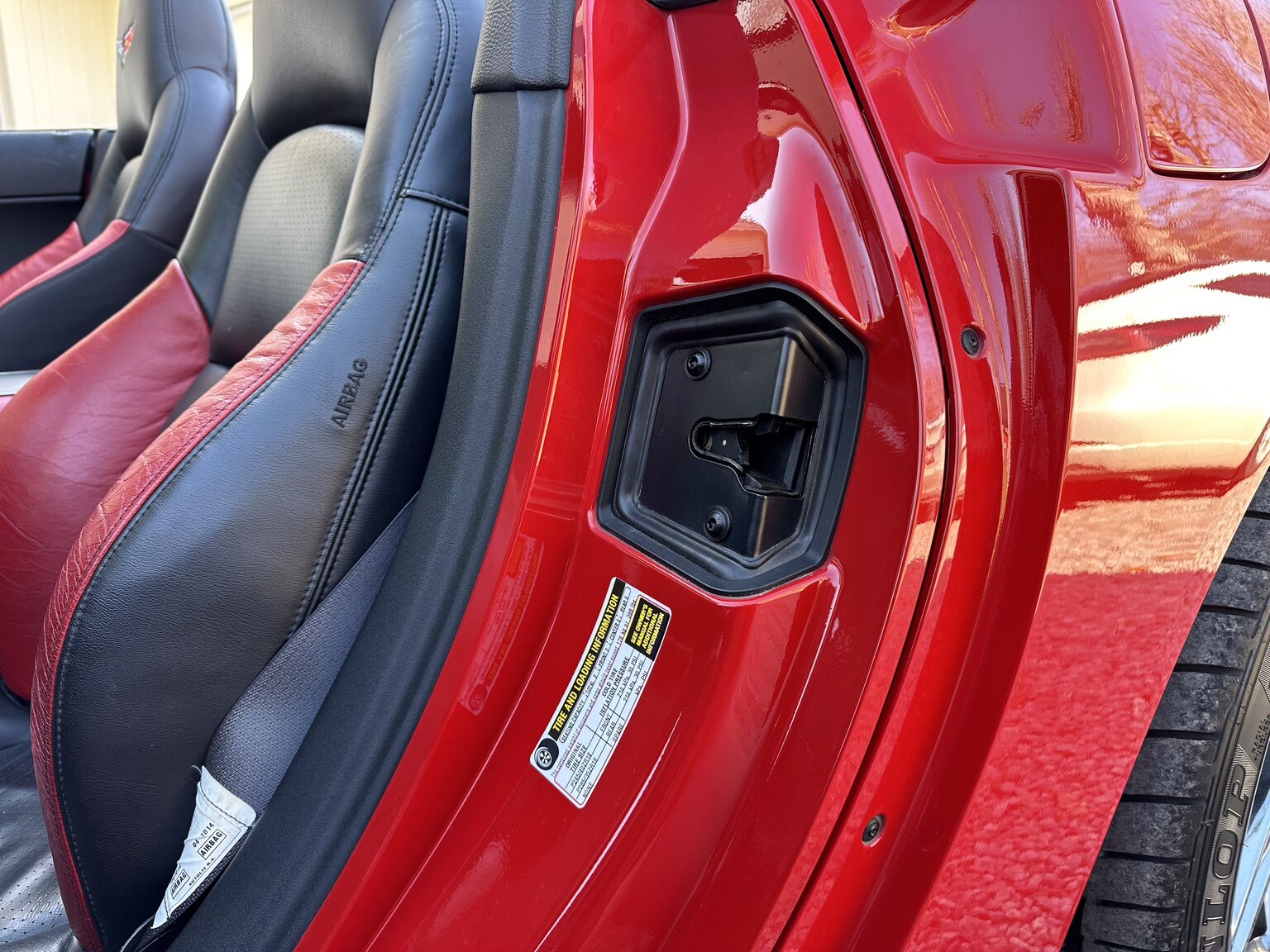 Innenraumfoto von 2005 Corvette C6 Z51 Cabriolet