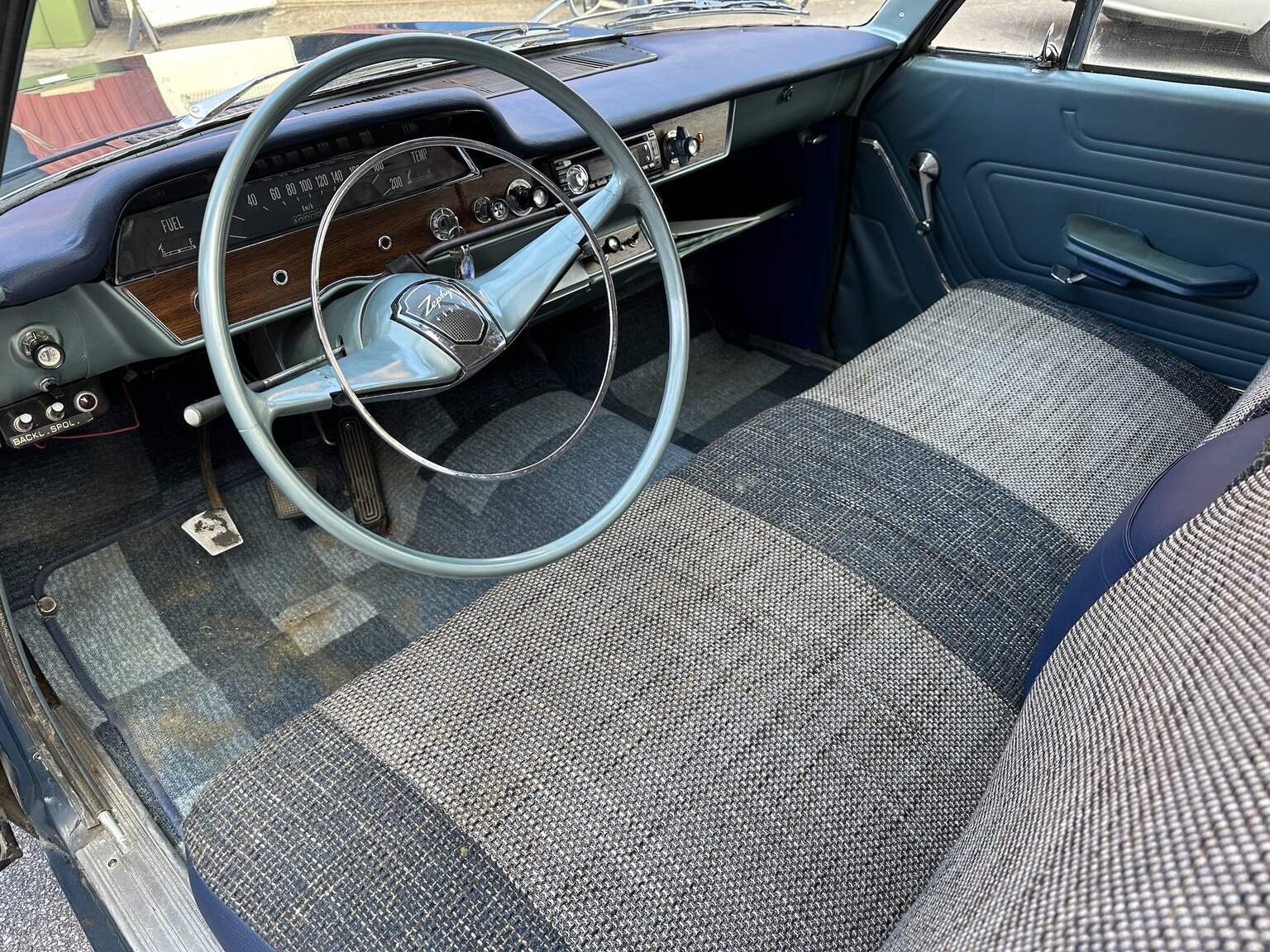 Interiörbild 1964 Ford Zephyr