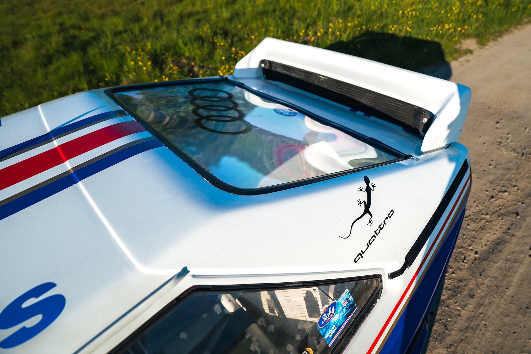 Exterior image of 1986 Audi Quattro Rally Replica
