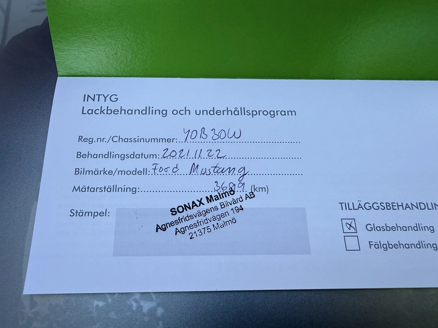Documentation for 2021 Ford Mustang GT Cabriolet (2)