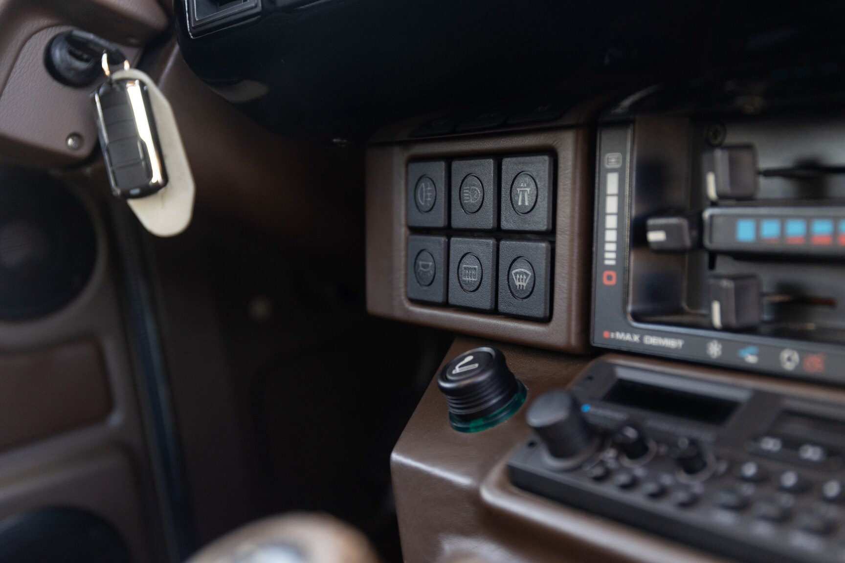 Innenraumfoto von 1991 Range Rover Restomod