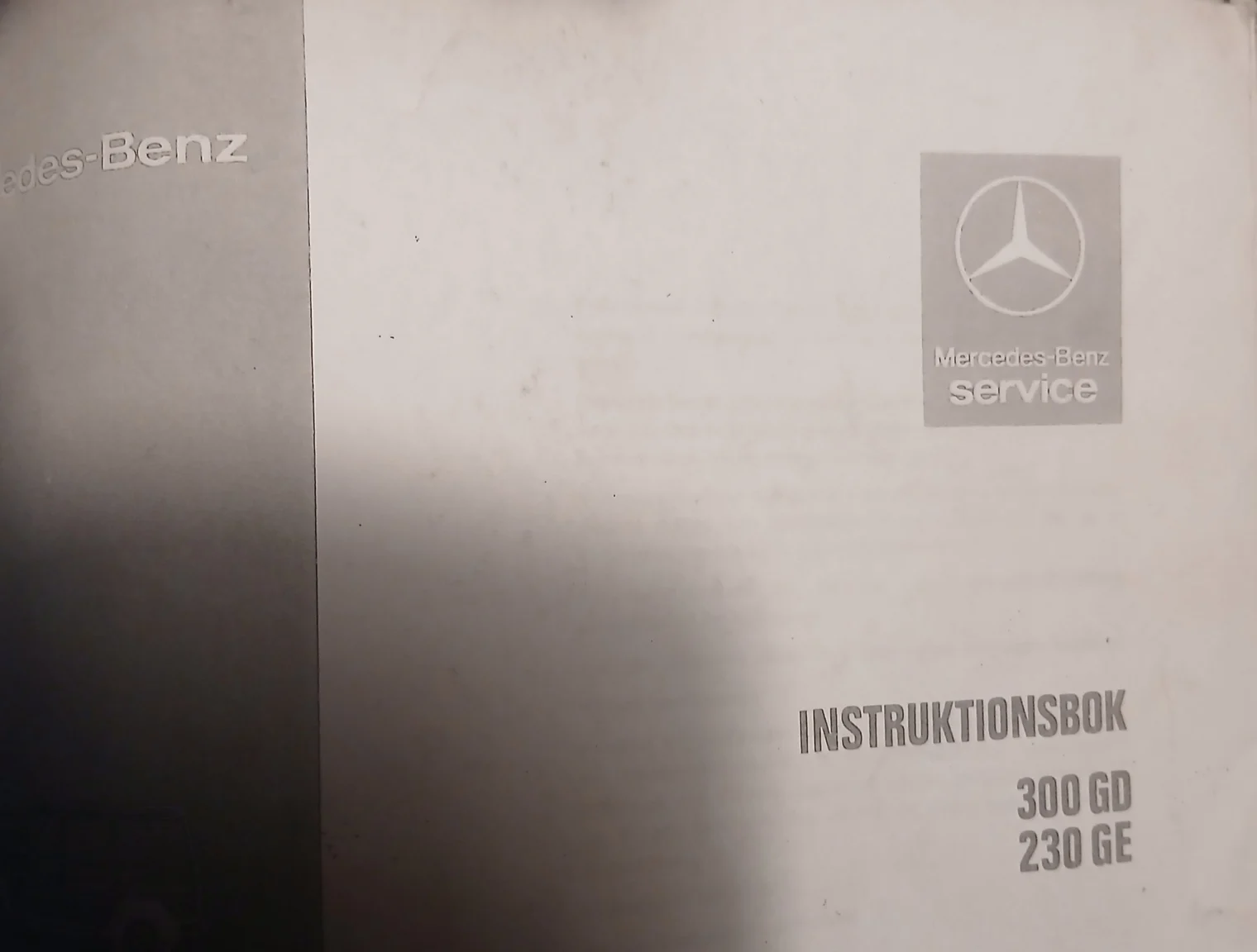 Documentation for 1987 Mercedes-Benz 240 GD 461 (3)
