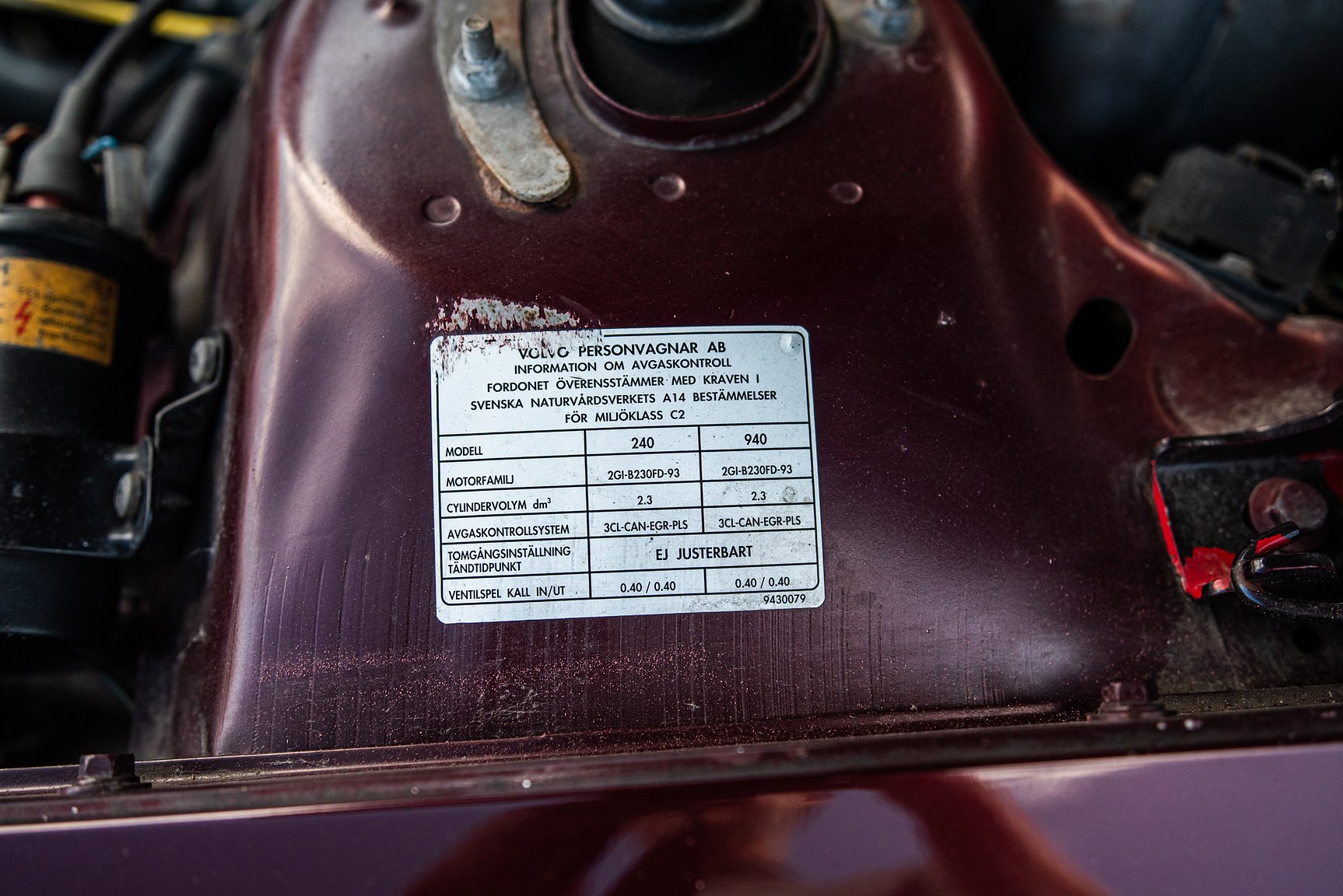 1993 Volvo 245 GL Classic "No Reserve Auction", Mekanik
