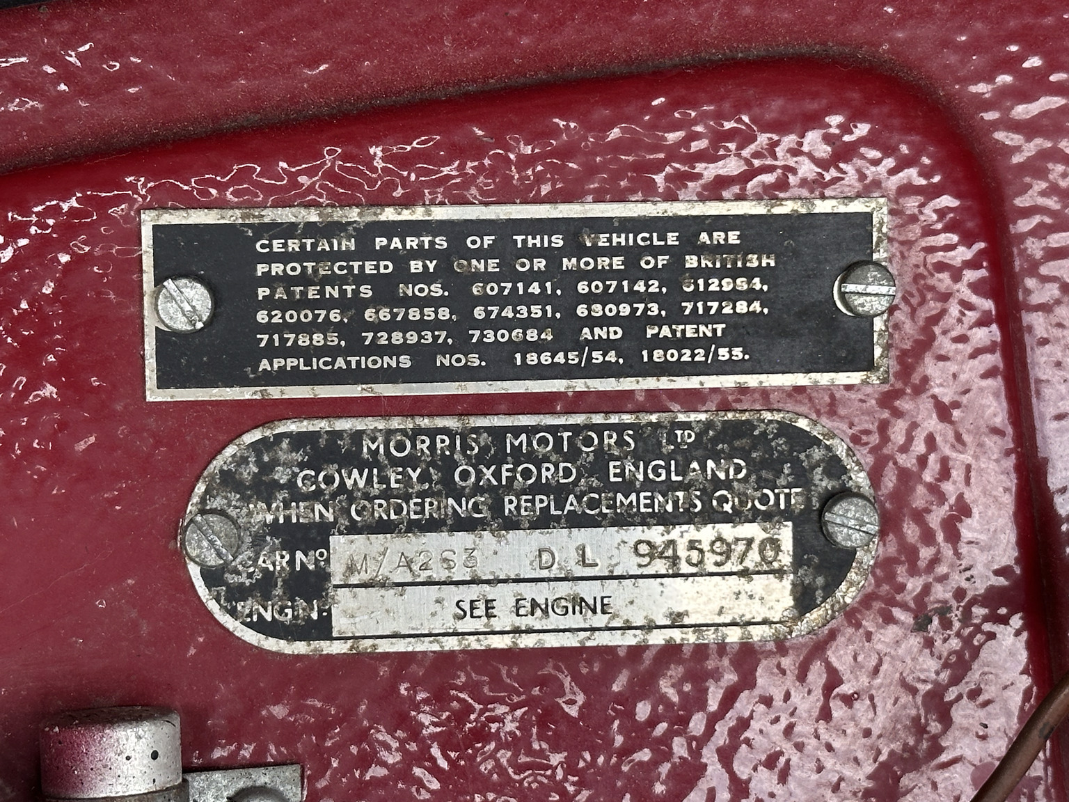1958 Morris Minor 1000, Mekanik