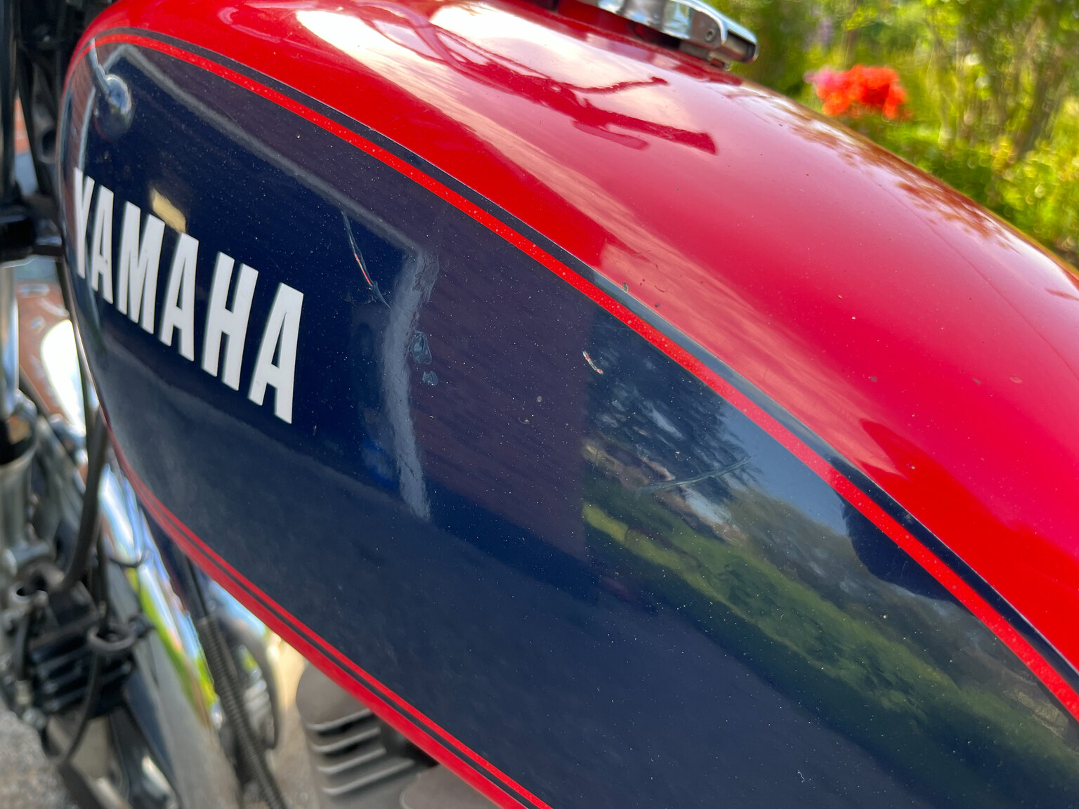 Aussenfoto 1979 Yamaha SR500